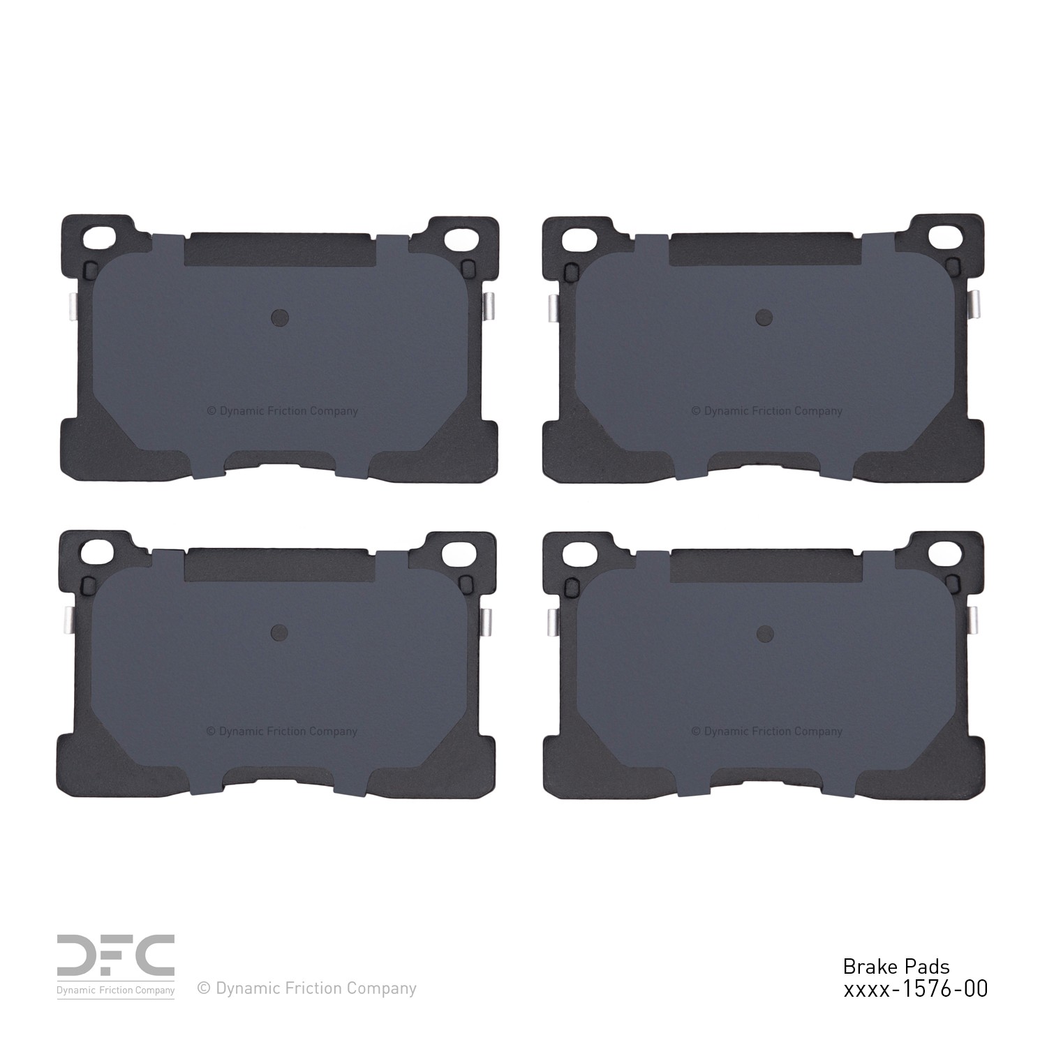 DYN 1551-1576-00 DFC 5000 Advanced Brake Pads - Ceramic