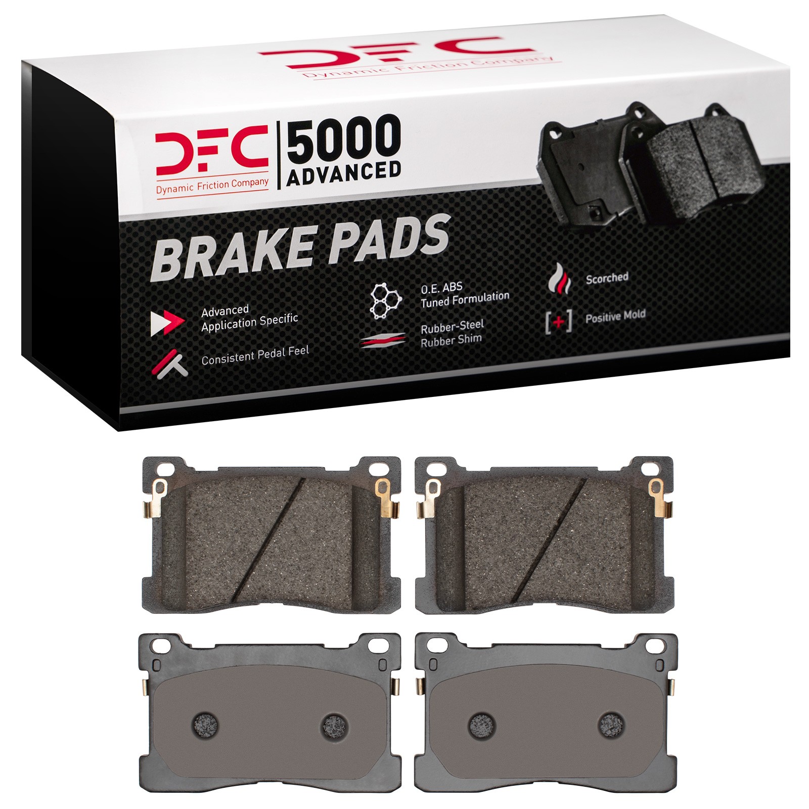 DYN 1551-1576-00 DFC 5000 Advanced Brake Pads - Ceramic - Image 3