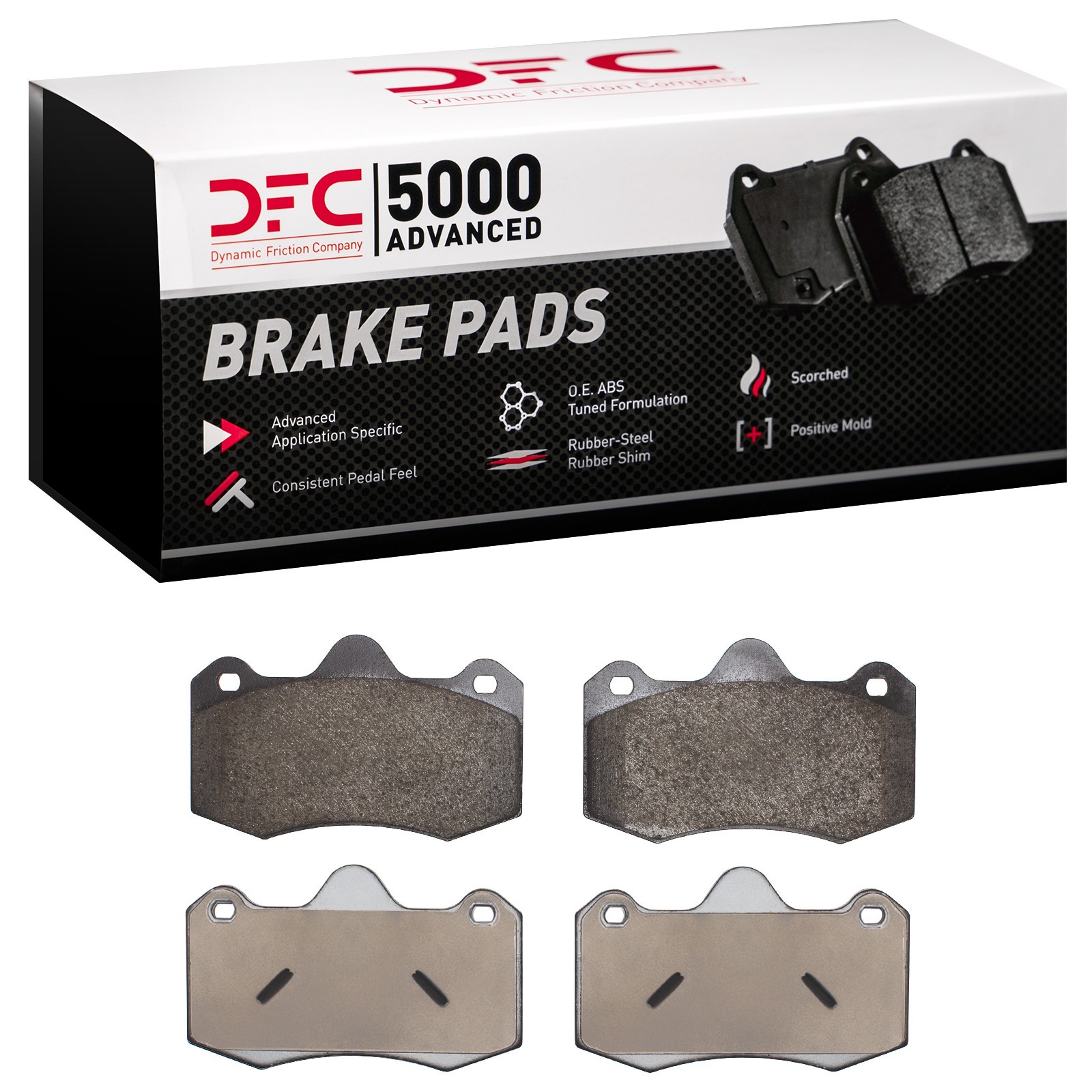 DYN 1551-1598-00 DFC 5000 Advanced Brake Pads - Low Metallic - Image 2