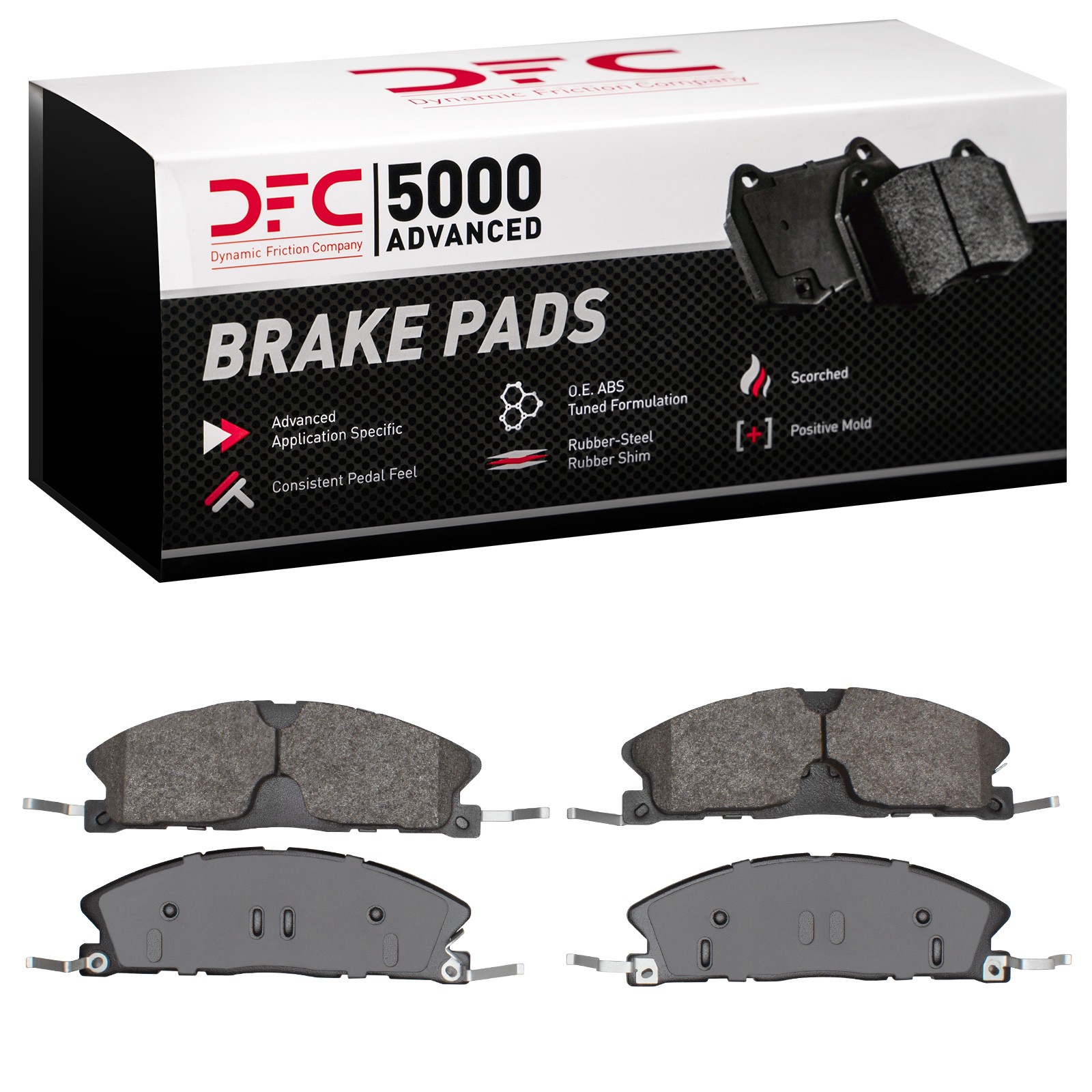 DYN 1551-1611-10 DFC 5000 Advanced Brake Pads - Semi Metallic - Image 2