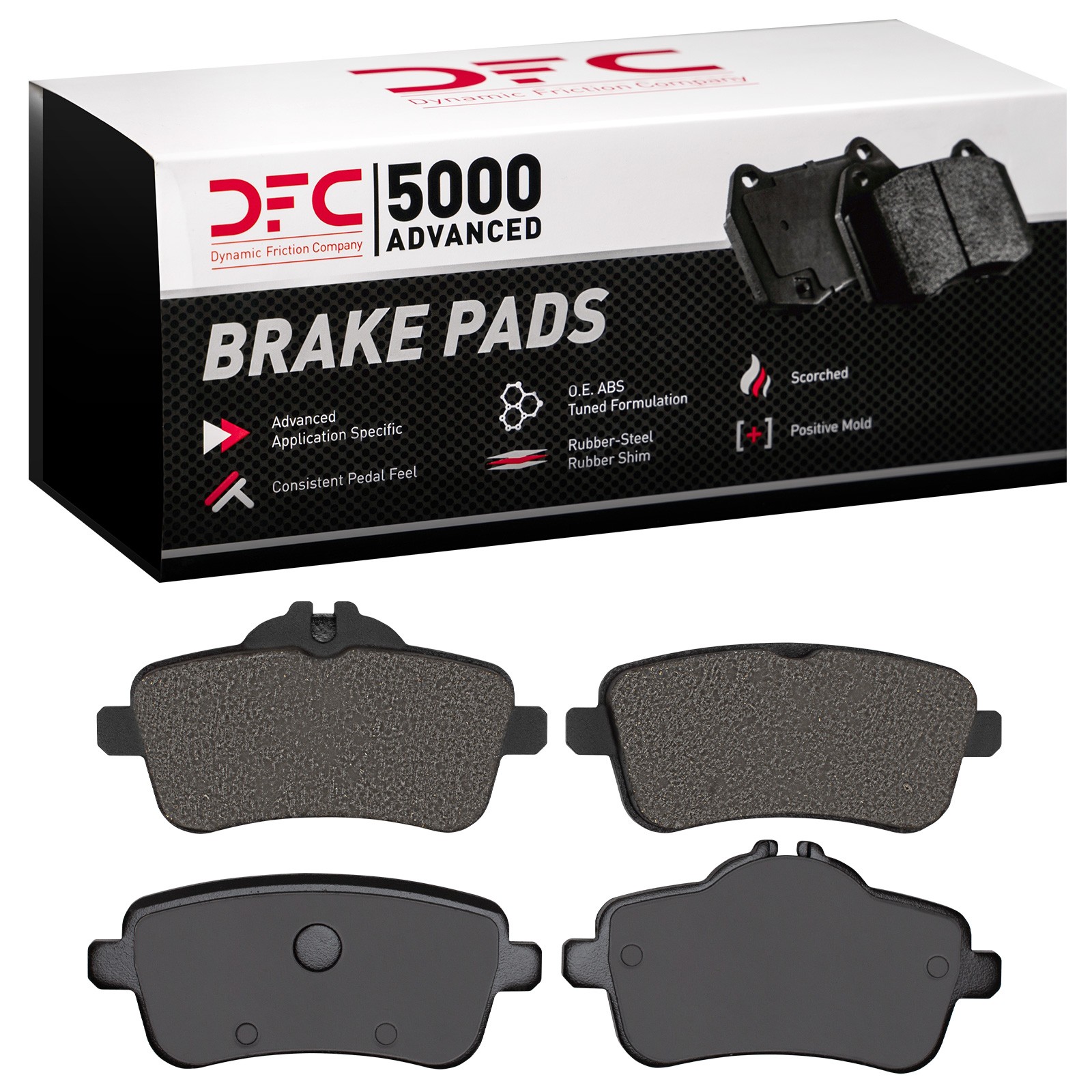 DYN 1551-1630-00 DFC 5000 Advanced Brake Pads - Low Metallic - Image 2