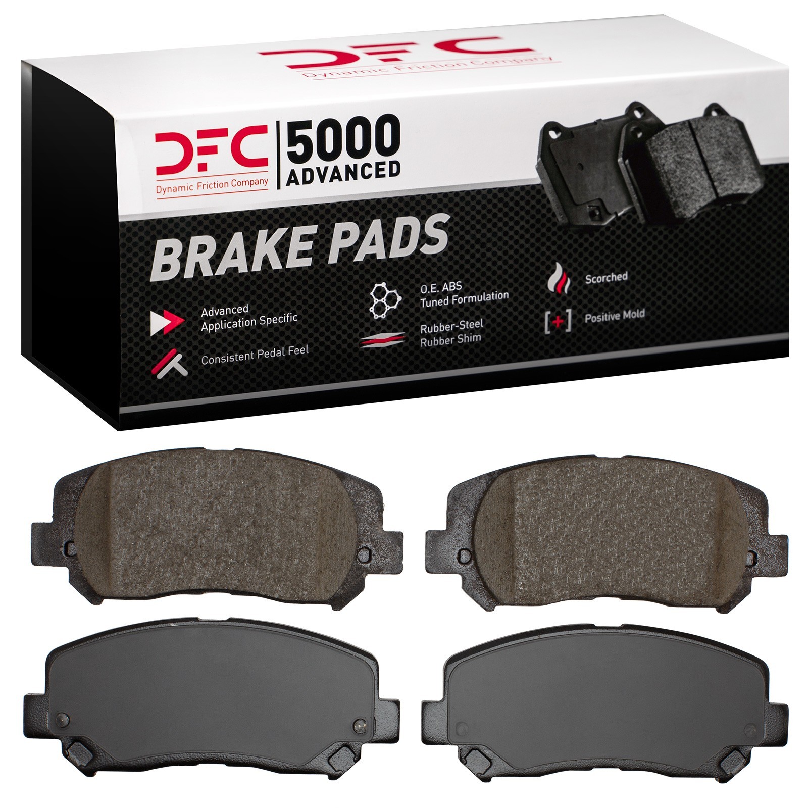 DYN-1551-1640-10 DFC 5000 Advanced Brake Pads - Ceramic - Image 2