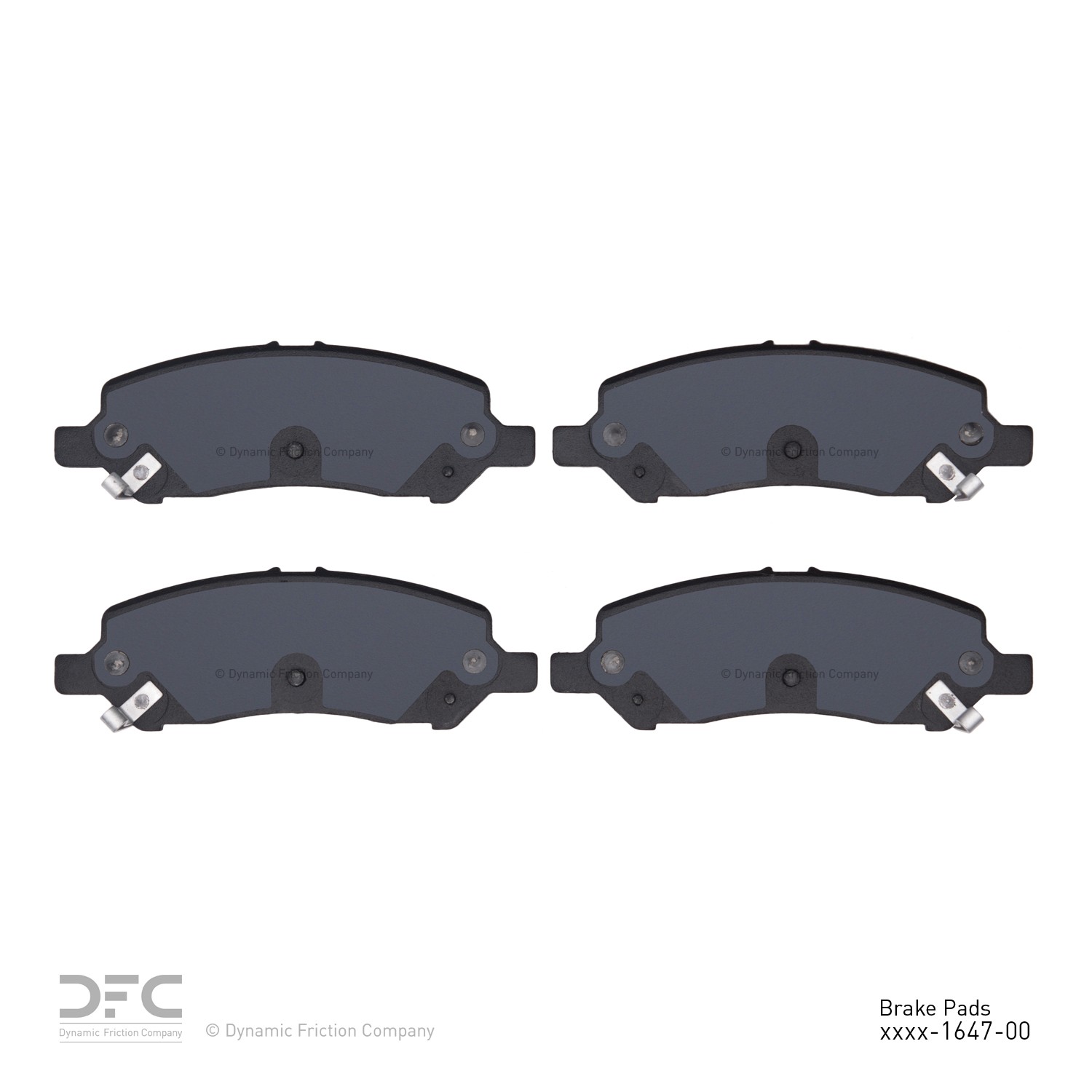 DYN-1551-1647-00 DFC 5000 Advanced Brake Pads - Ceramic
