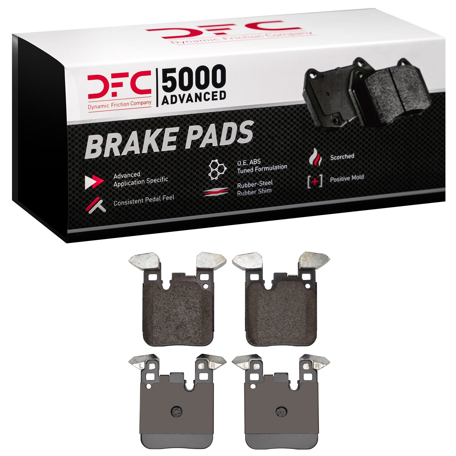 DYN 1551-1656-00 DFC 5000 Advanced Brake Pads - Low Metallic - Image 3