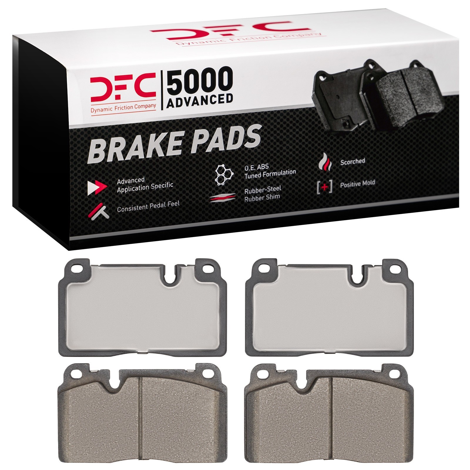 DYN-1551-1663-00 DFC 5000 Advanced Brake Pads - Ceramic - Image 2