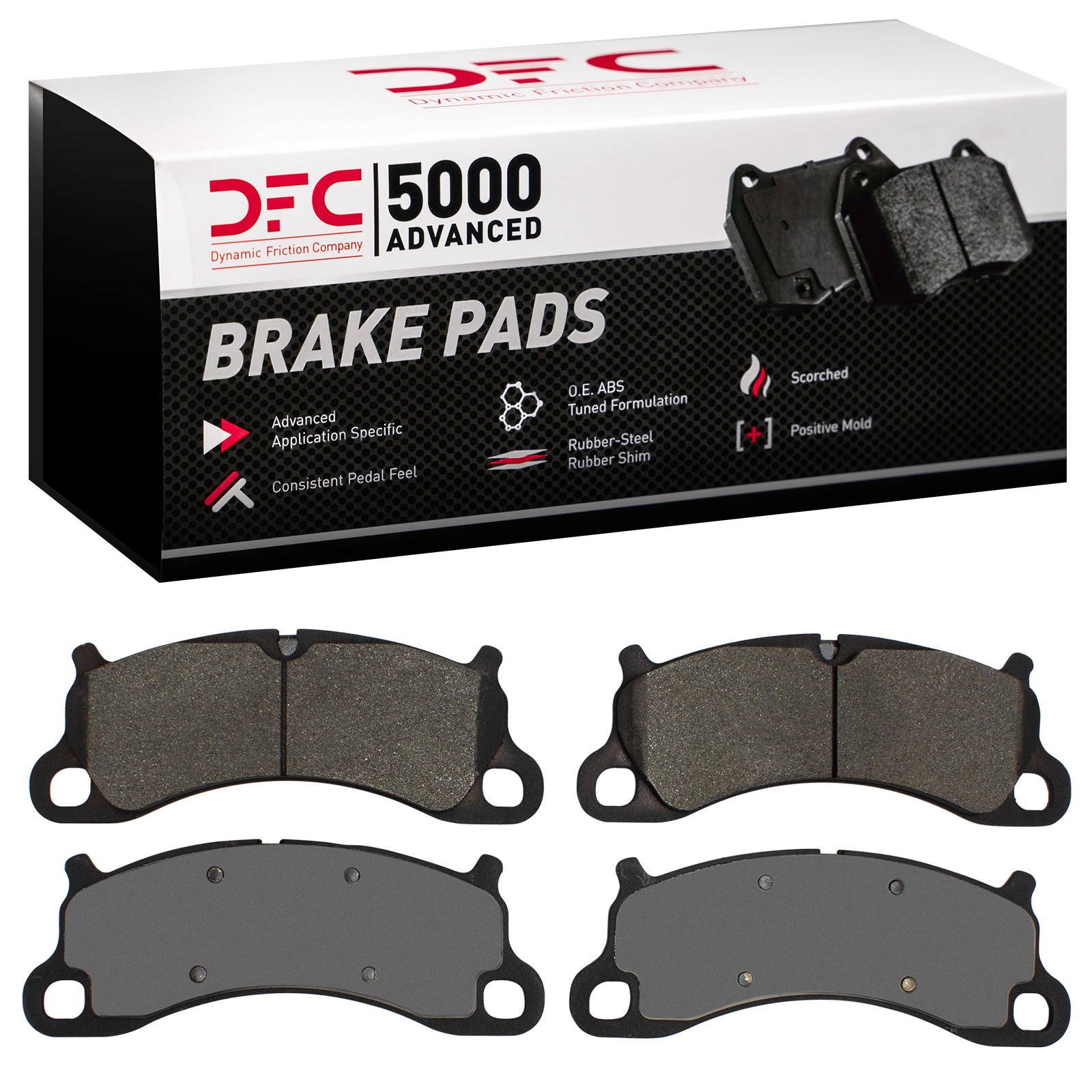 DYN 1551-1664-00 DFC 5000 Advanced Brake Pads - Low Metallic - Image 2