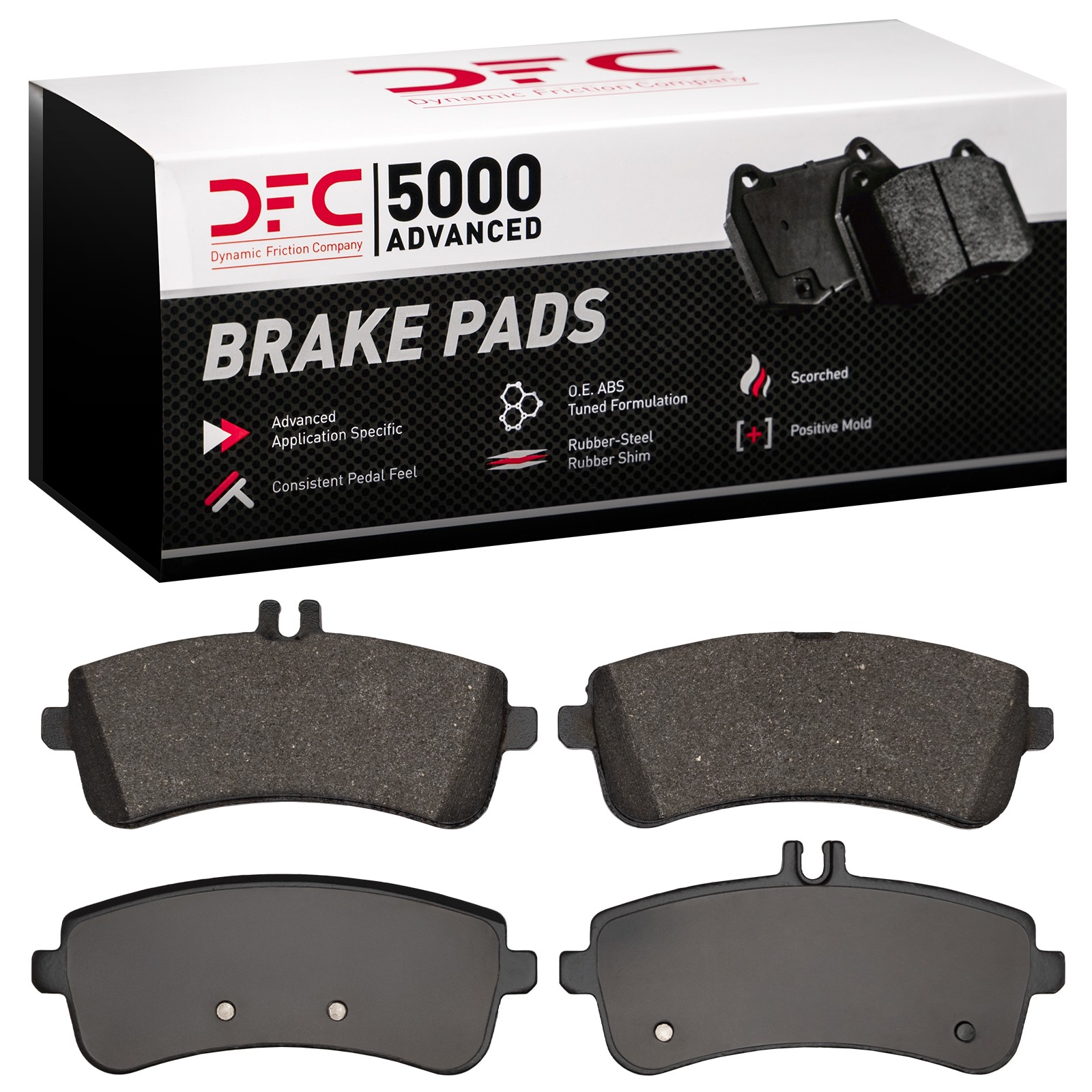 DYN 1551-1681-00 DFC 5000 Advanced Brake Pads - Low Metallic - Image 2