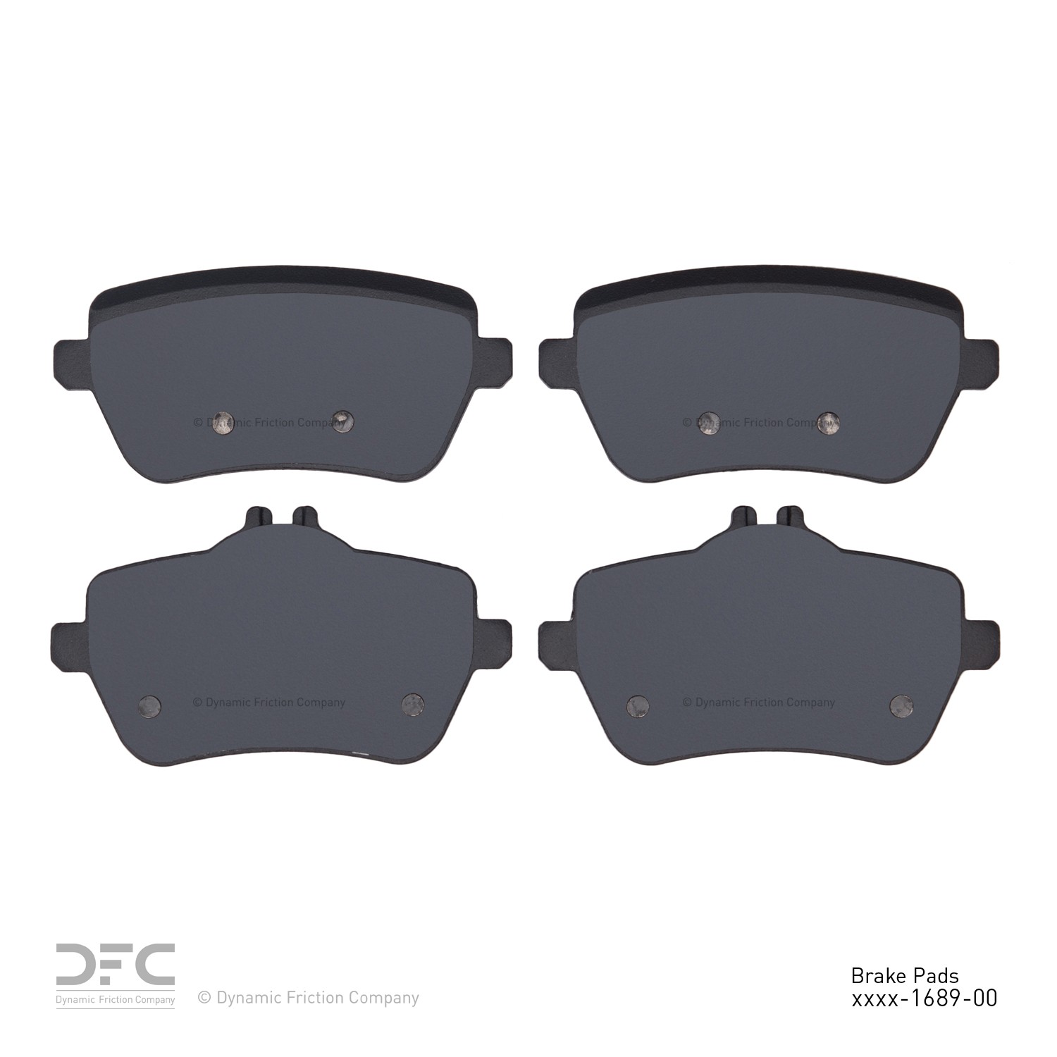 DYN 1551-1689-00 DFC 5000 Advanced Brake Pads - Low Metallic