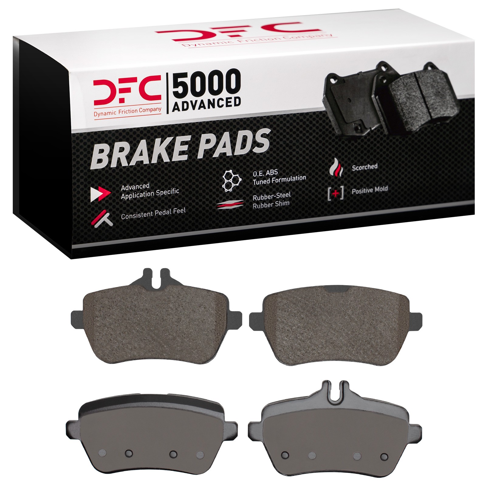 DYN 1551-1689-00 DFC 5000 Advanced Brake Pads - Low Metallic - Image 2