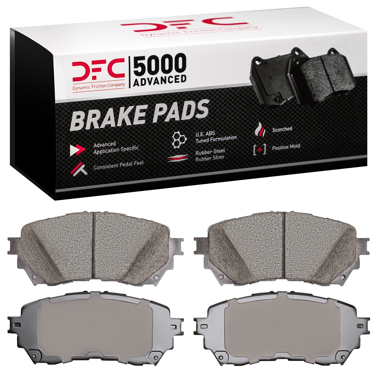 DYN 1551-1711-00 DFC 5000 Advanced Brake Pads - Ceramic - Image 2