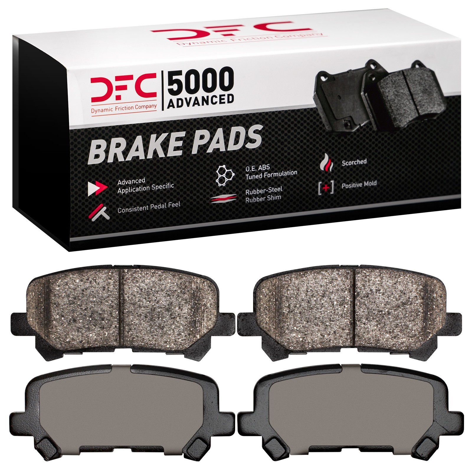 DYN-1551-1724-00 DFC 5000 Advanced Brake Pads - Ceramic - Image 2