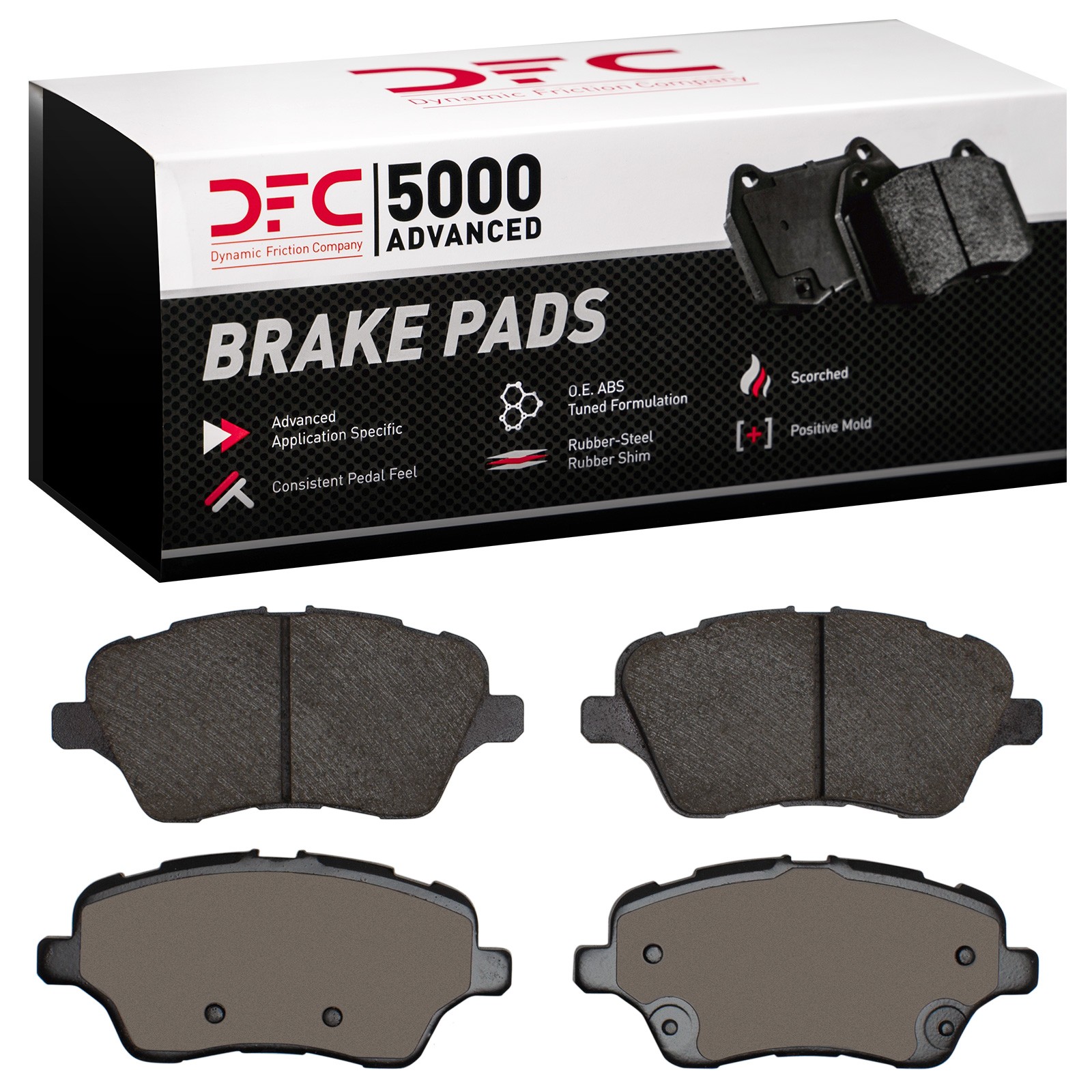 DYN 1551-1730-00 DFC 5000 Advanced Brake Pads - Ceramic - Image 2
