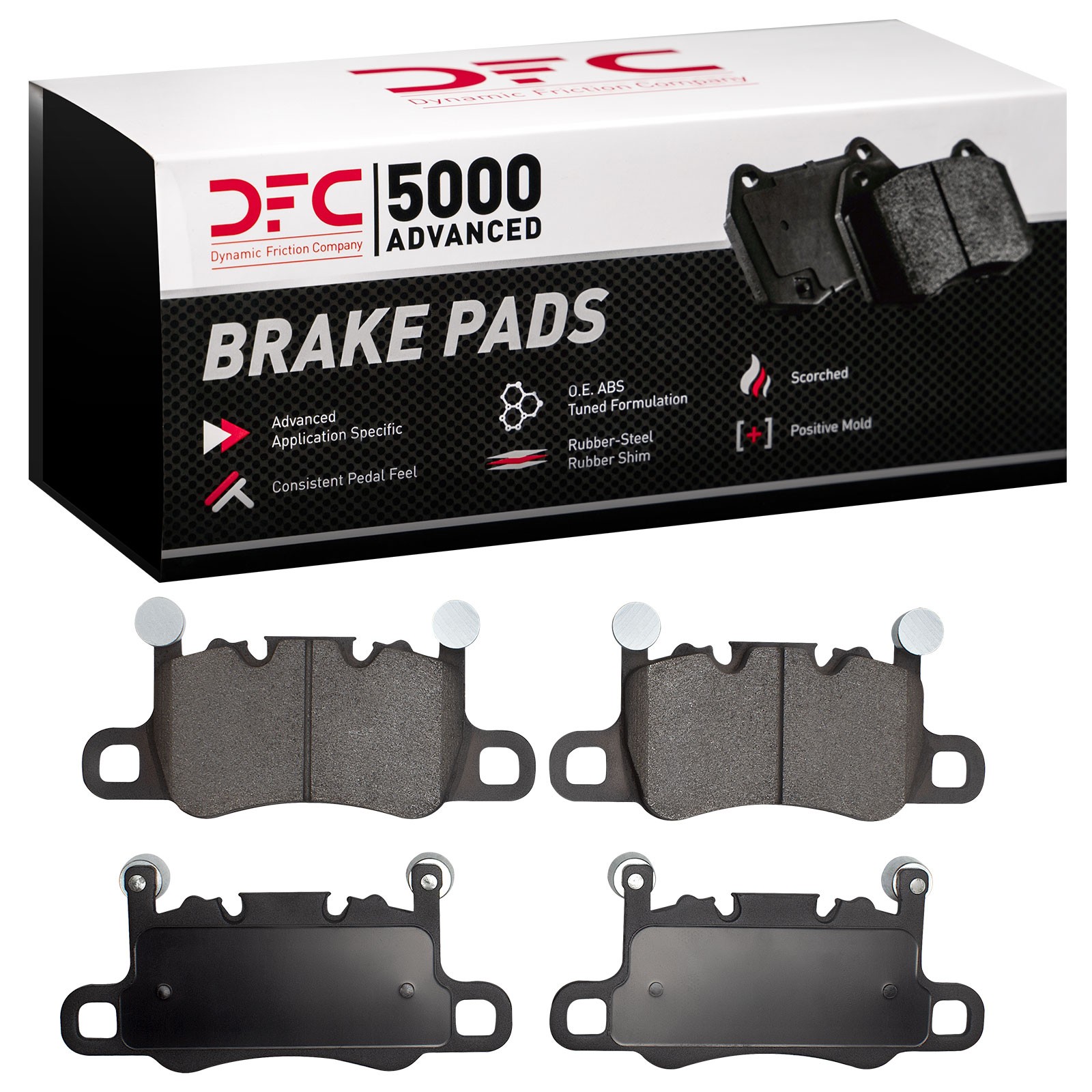 DYN 1551-1740-00 DFC 5000 Advanced Brake Pads - Low Metallic - Image 3