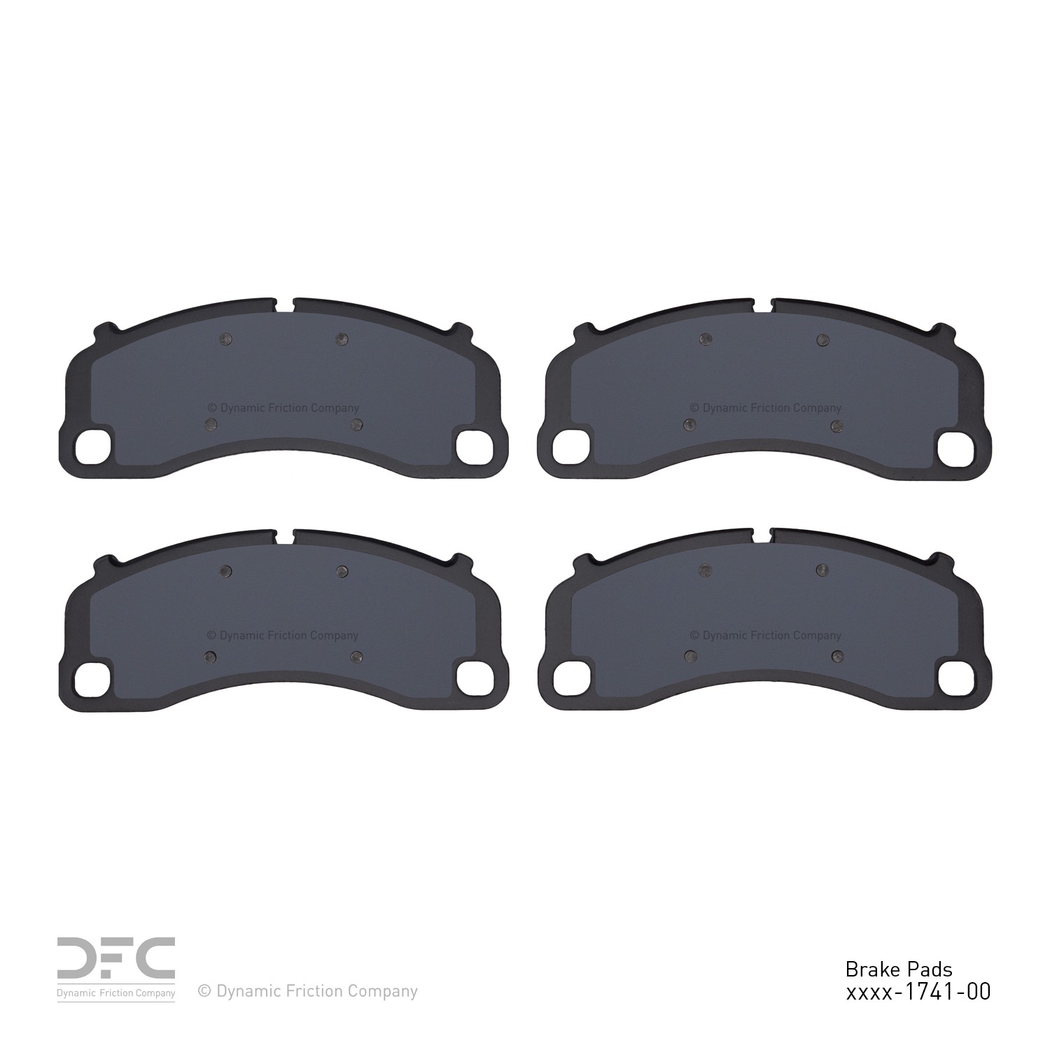 DYN 1551-1741-00 DFC 5000 Advanced Brake Pads - Low Metallic