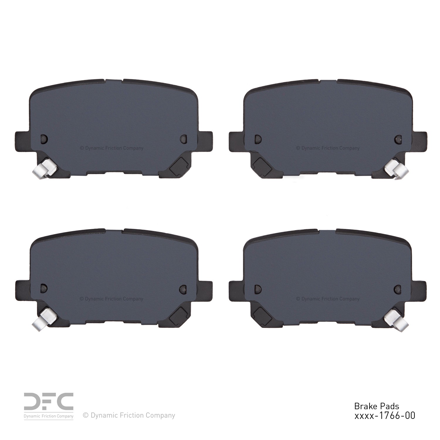 DYN-1551-1766-00 DFC 5000 Advanced Brake Pads - Low Metallic