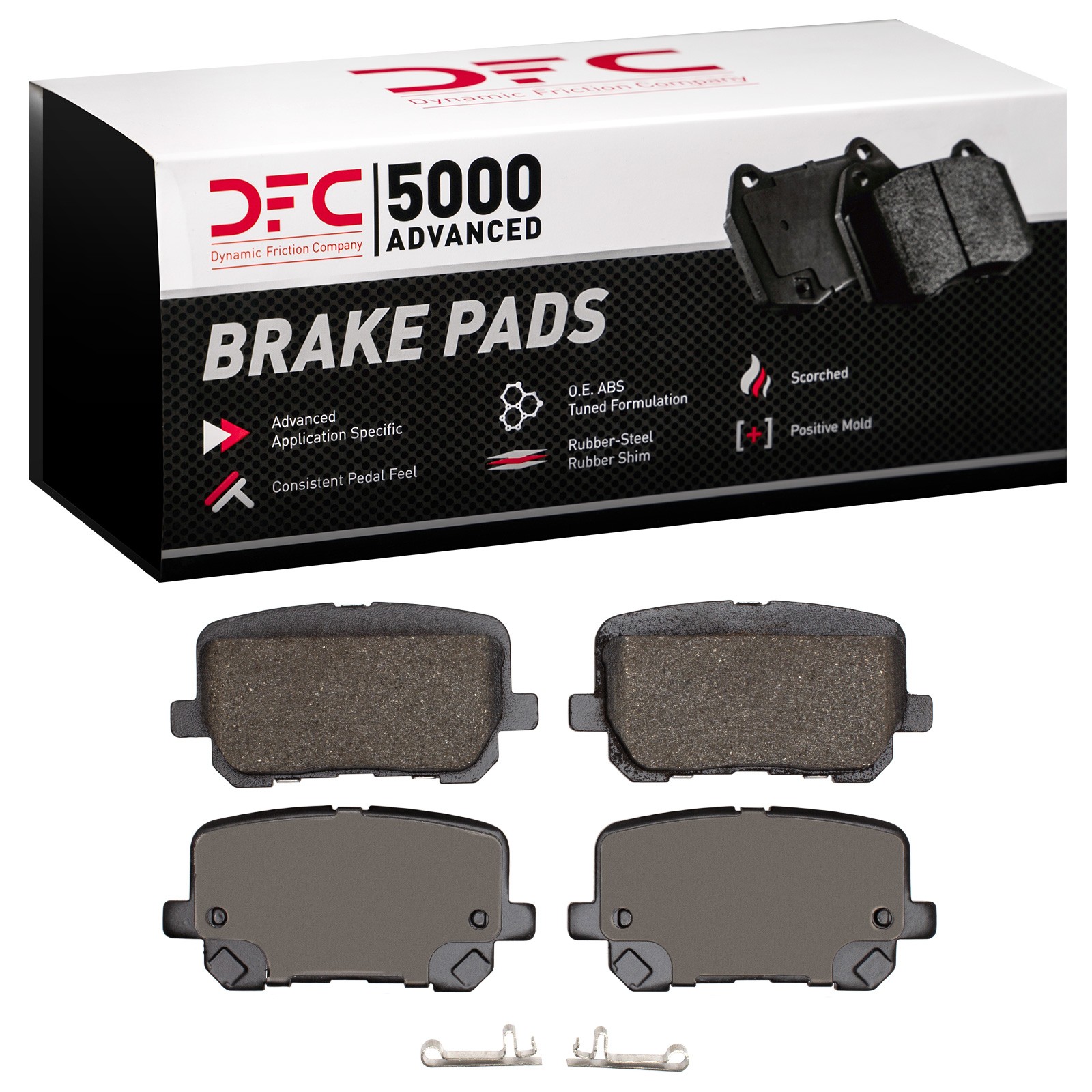 DYN-1551-1766-00 DFC 5000 Advanced Brake Pads - Low Metallic - Image 2