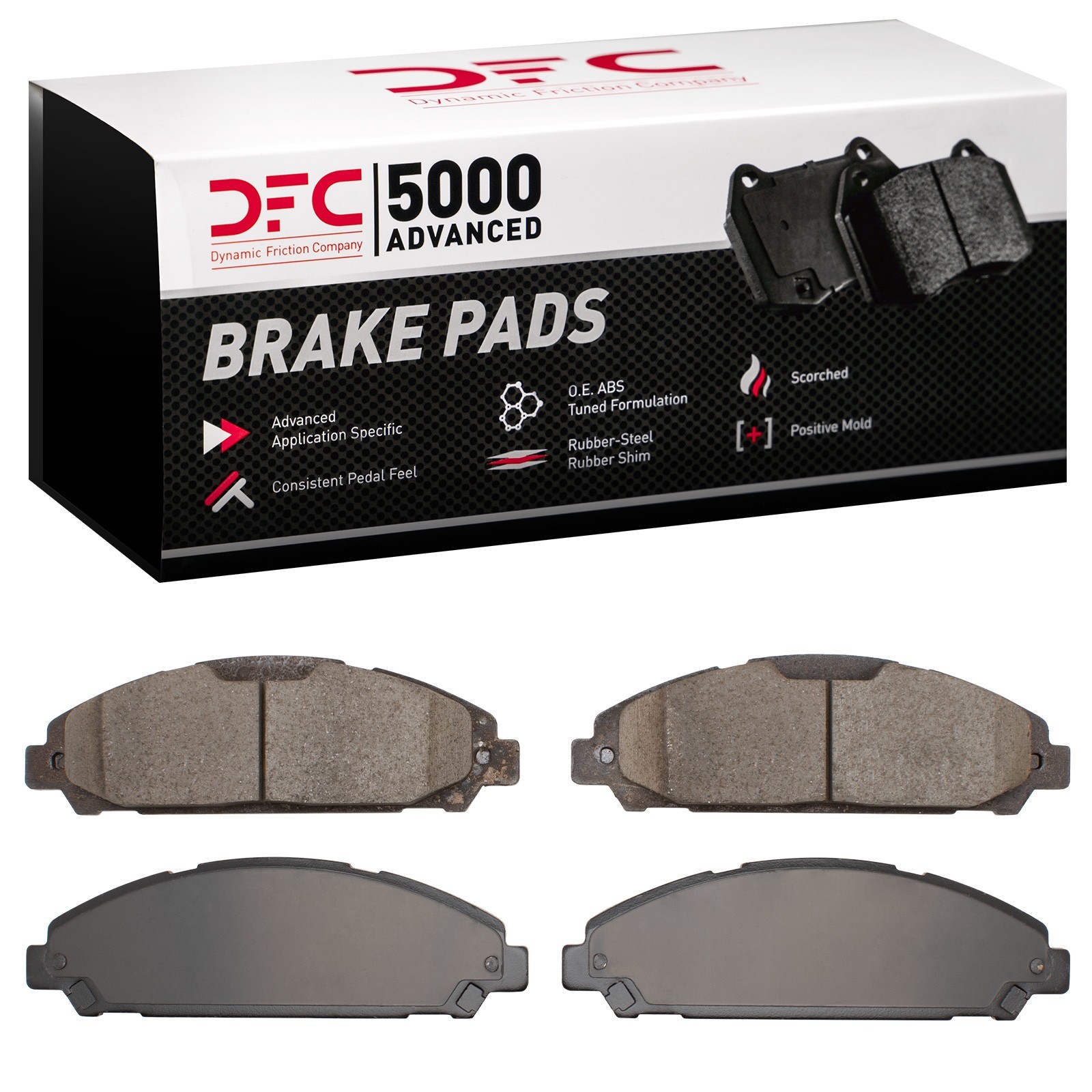 DYN 1551-1791-00 DFC 5000 Advanced Brake Pads - Ceramic - Image 2