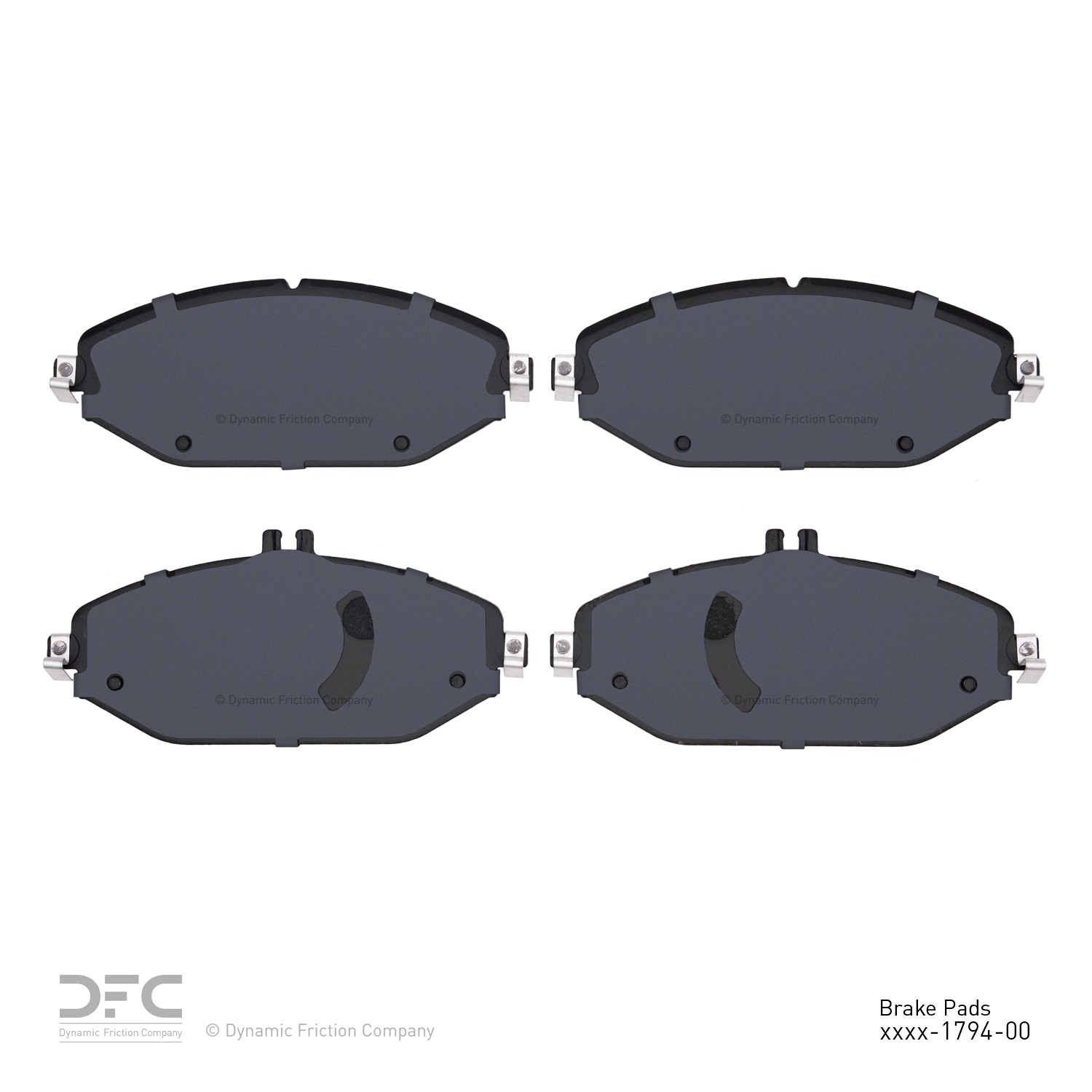 DYN-1551-1794-00 DFC 5000 Advanced Brake Pads - Ceramic
