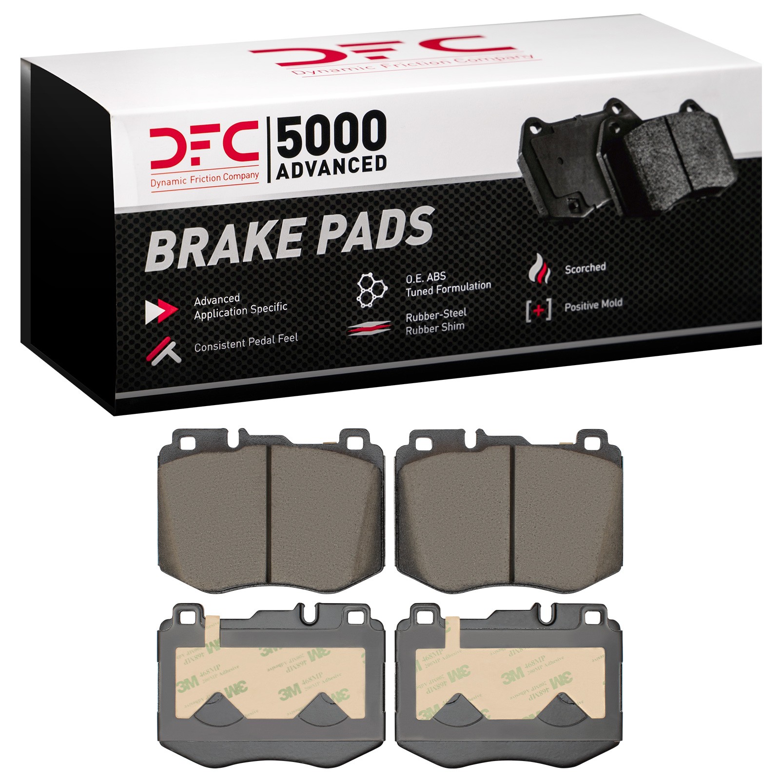 DYN-1551-1796-00 DFC 5000 Advanced Brake Pads - Ceramic - Image 3