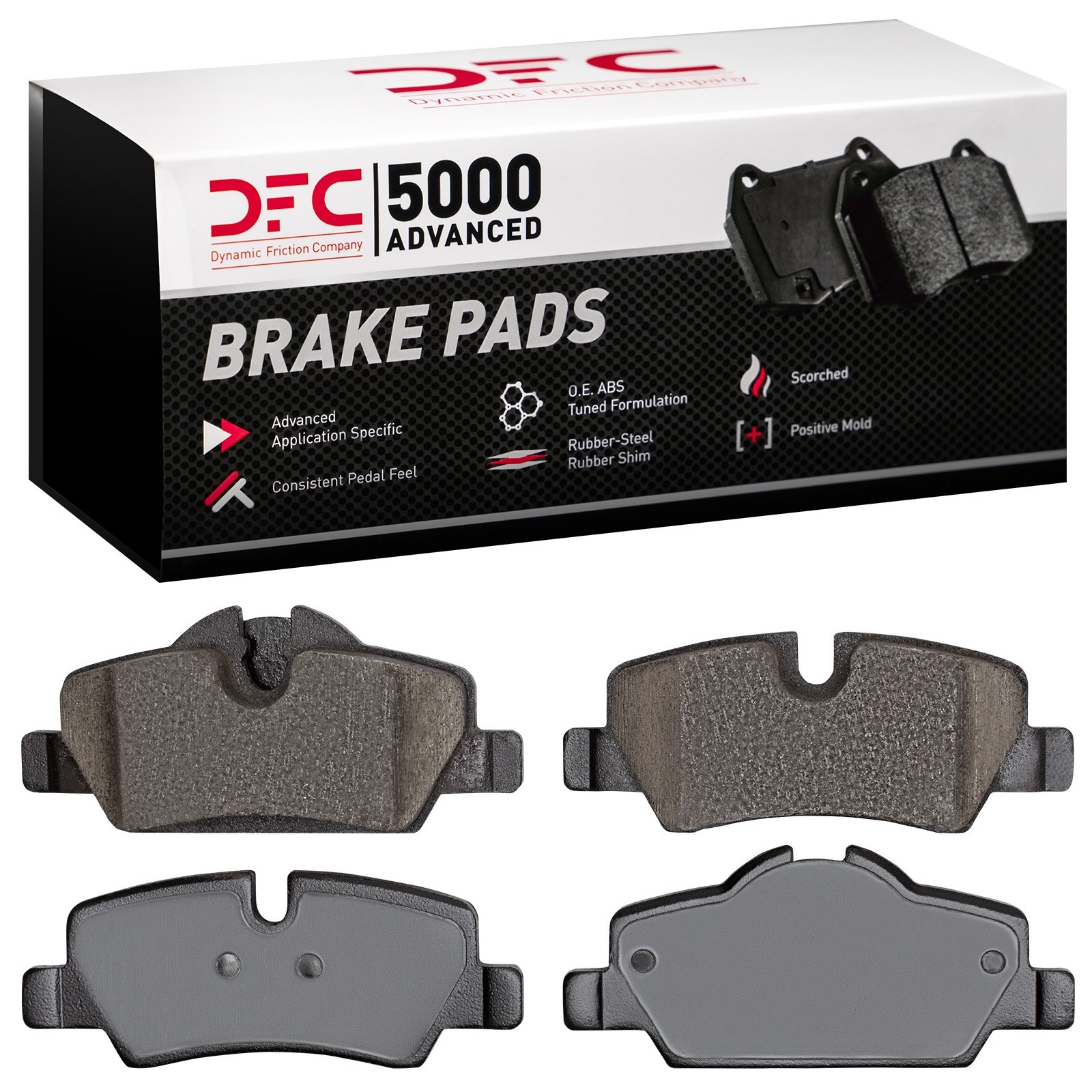 DYN-1551-1800-00 DFC 5000 Advanced Brake Pads - Ceramic - Image 2