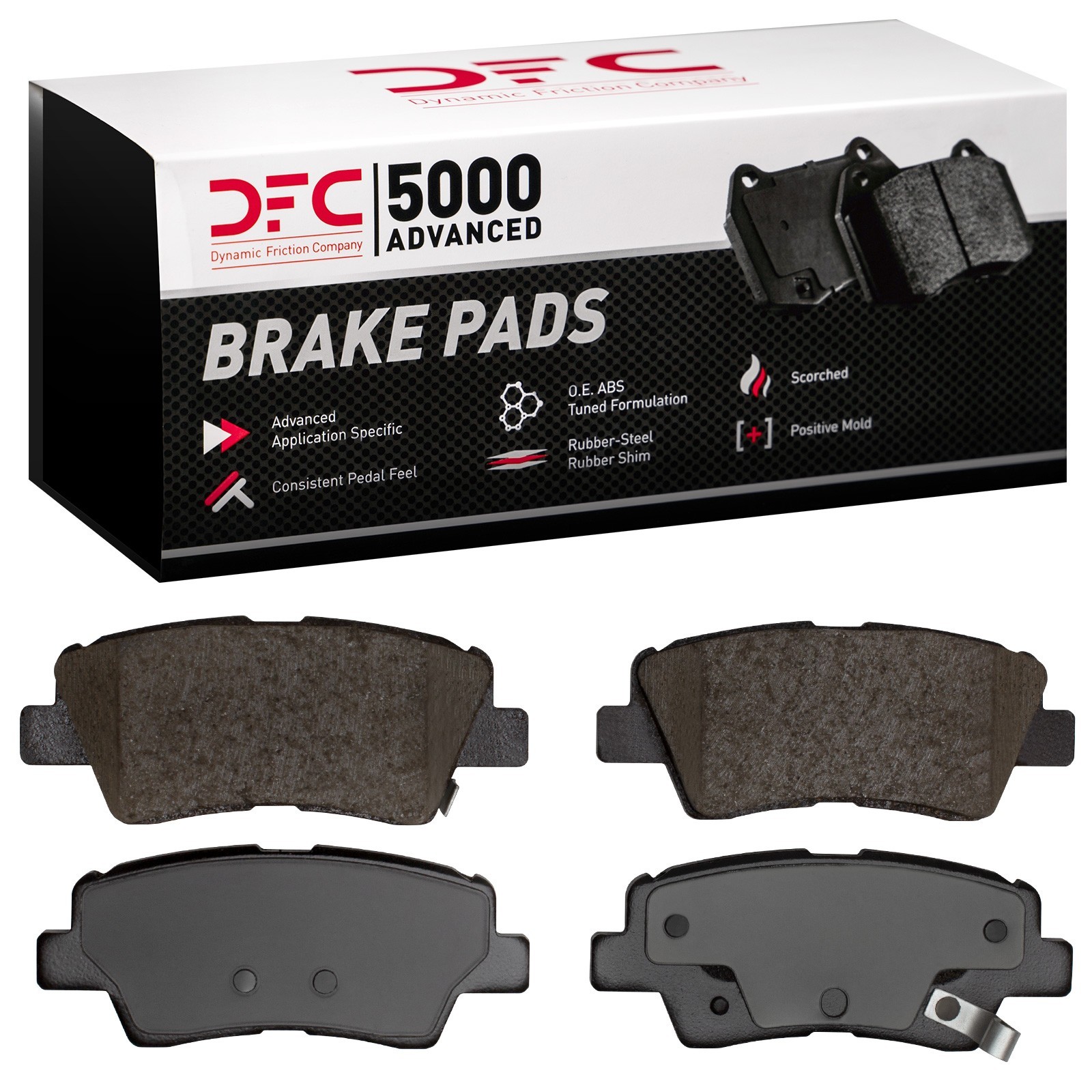 DYN-1551-1848-00 DFC 5000 Advanced Brake Pads - Ceramic - Image 2