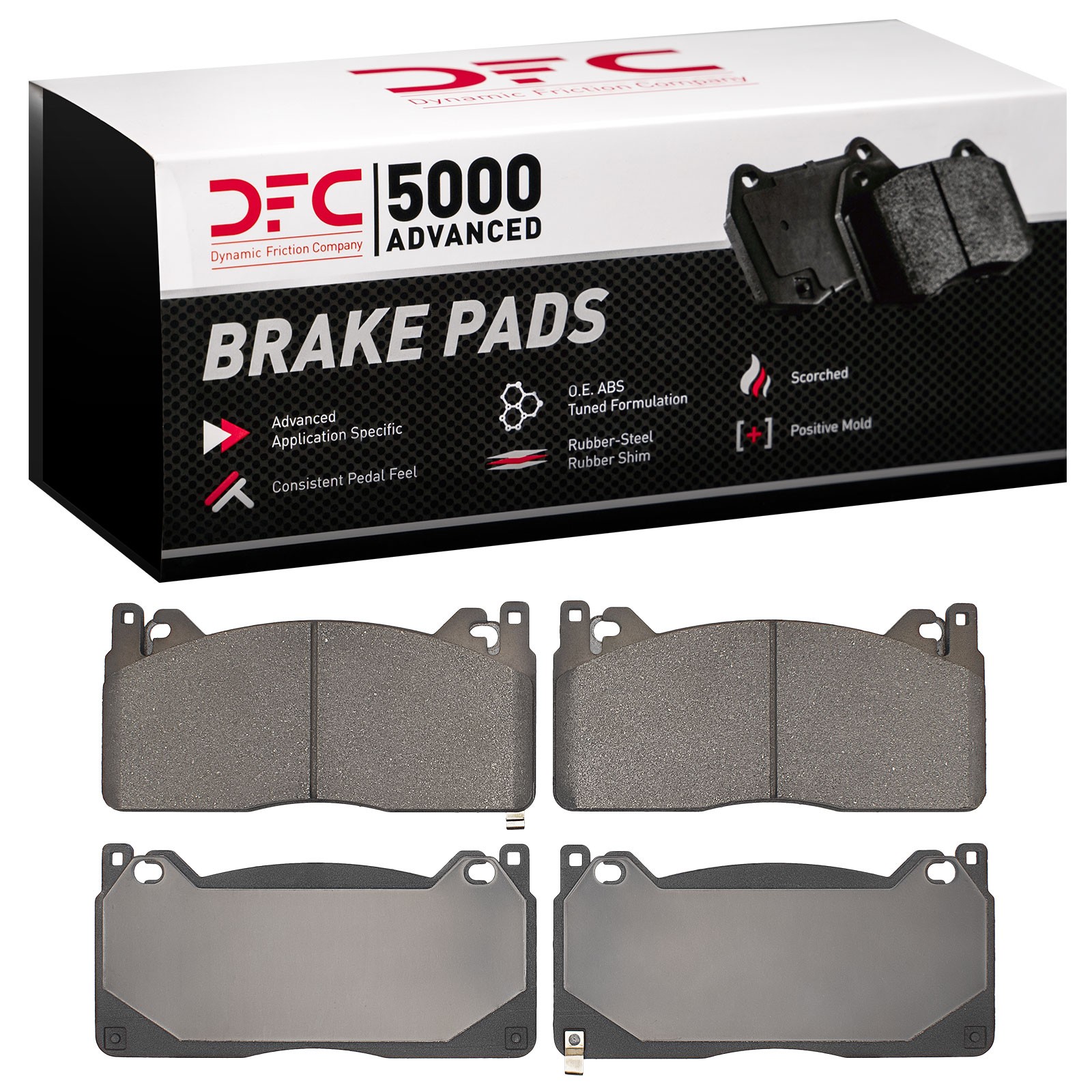 DYN 1551-1853-00 DFC 5000 Advanced Brake Pads - Low Metallic - Image 3