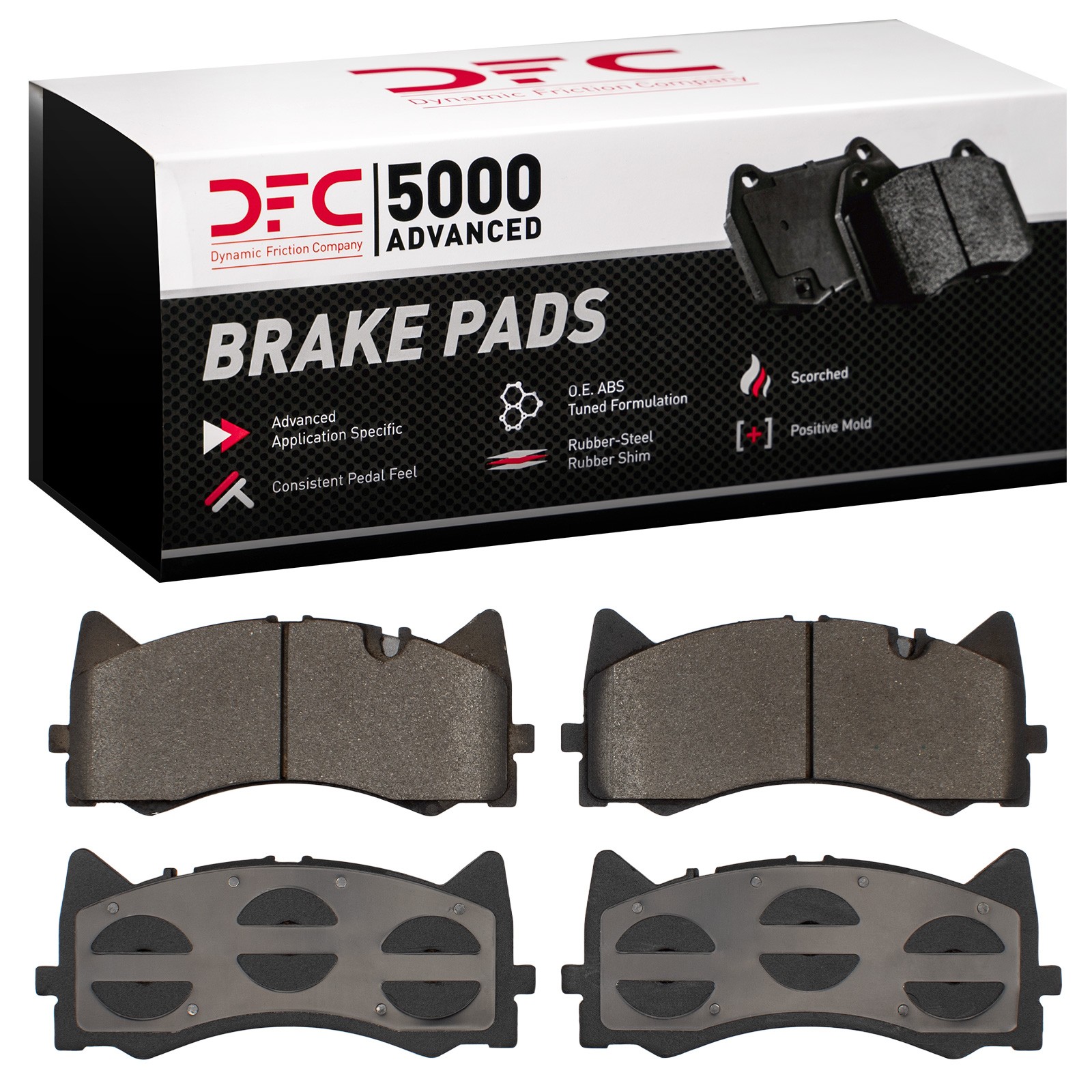 DYN 1551-1873-00 DFC 5000 Advanced Brake Pads - Low Metallic - Image 3