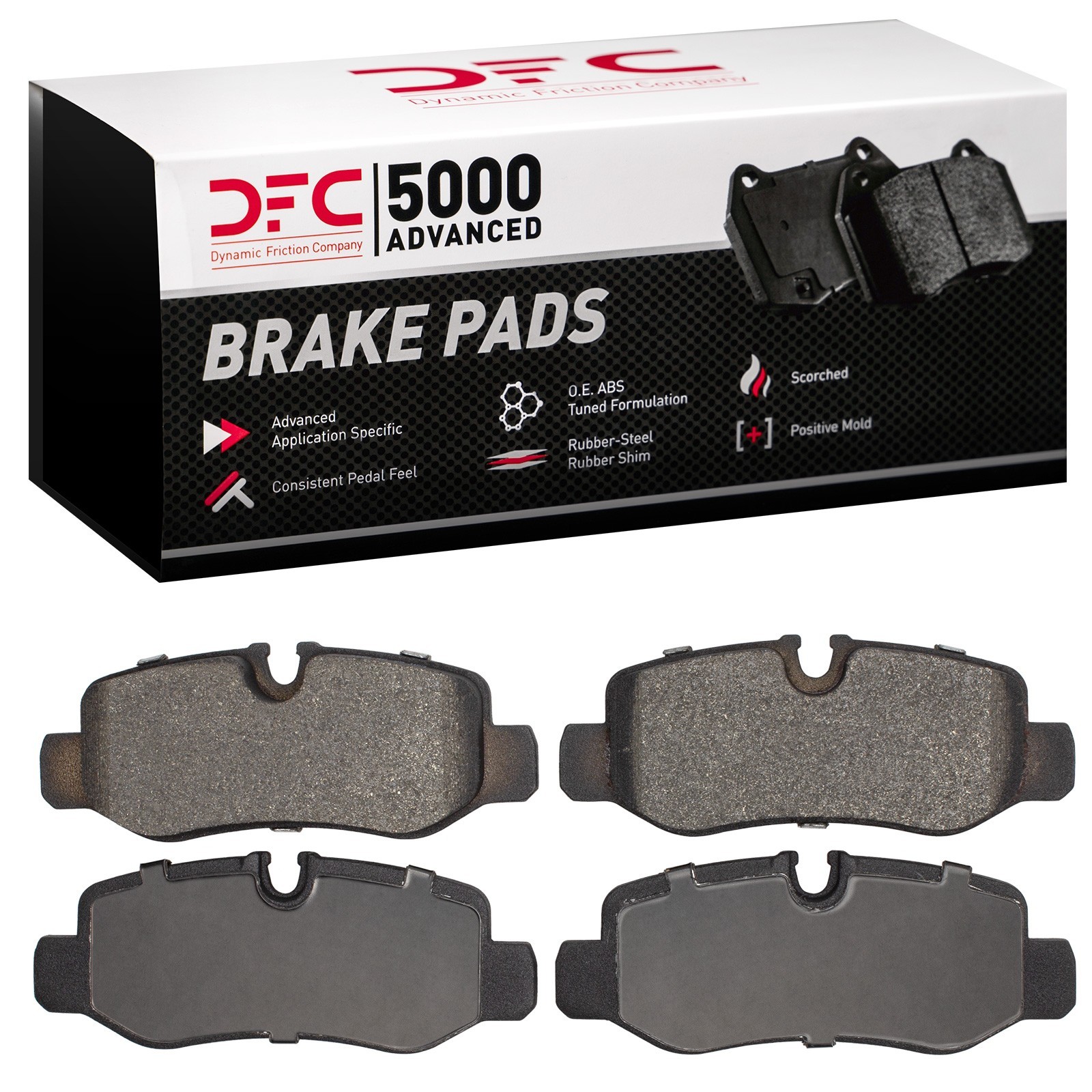 DYN-1551-1893-00 DFC 5000 Advanced Brake Pads - Low Metallic - Image 2