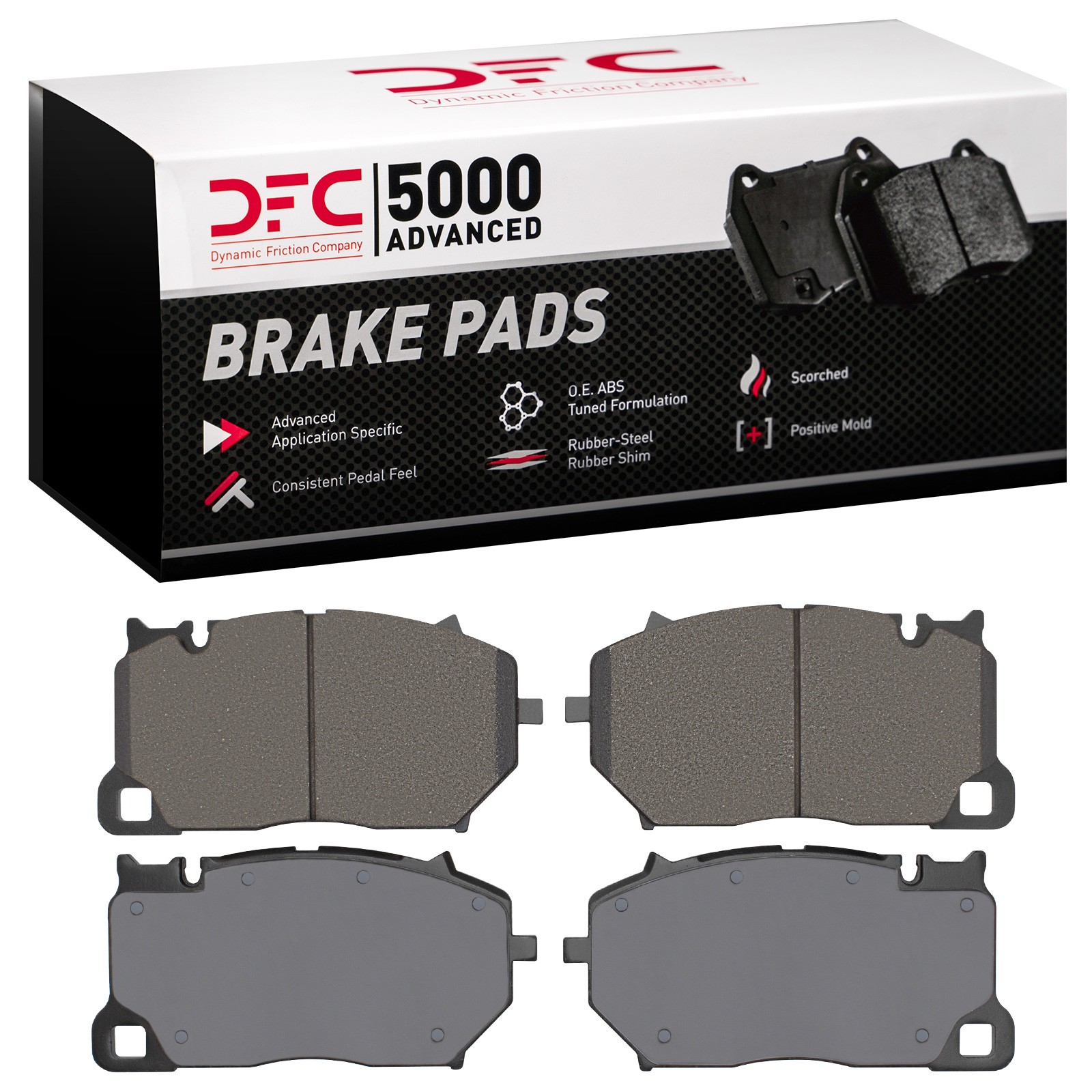 DYN 1551-1899-00 DFC 5000 Advanced Brake Pads - Low Metallic - Image 2