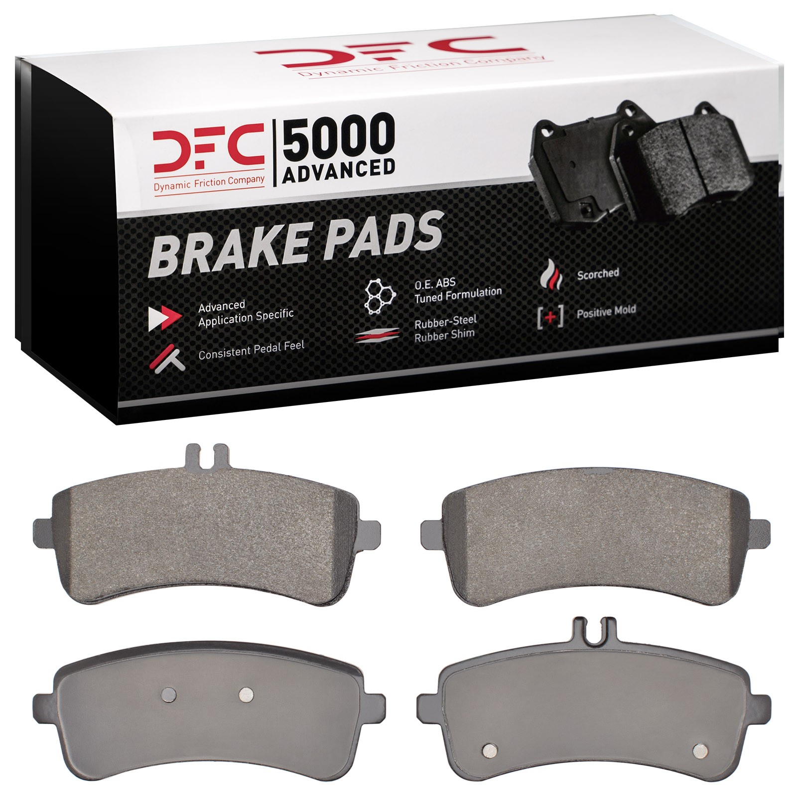 DYN-1551-1907-00 DFC 5000 Advanced Brake Pads - Low Metallic - Image 2