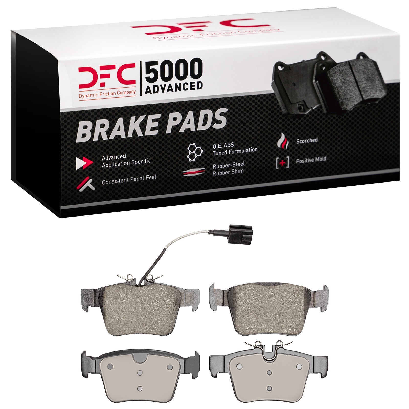 DYN-1551-1989-00 DFC 5000 Advanced Brake Pads - Ceramic - Image 2