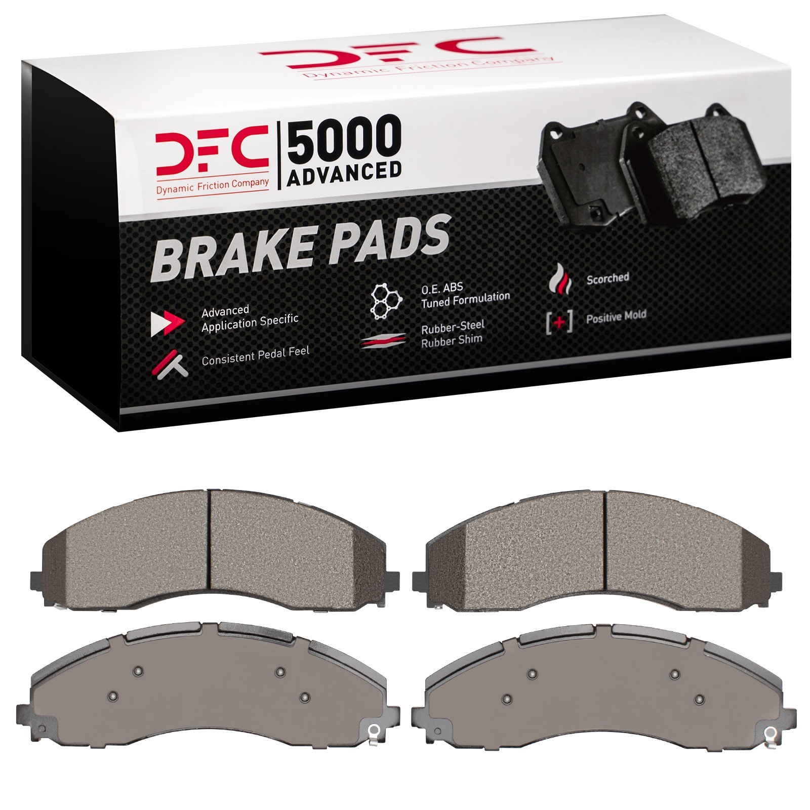 DYN-1551-2018-00 DFC 5000 Advanced Brake Pads - Semi Metallic - Image 2