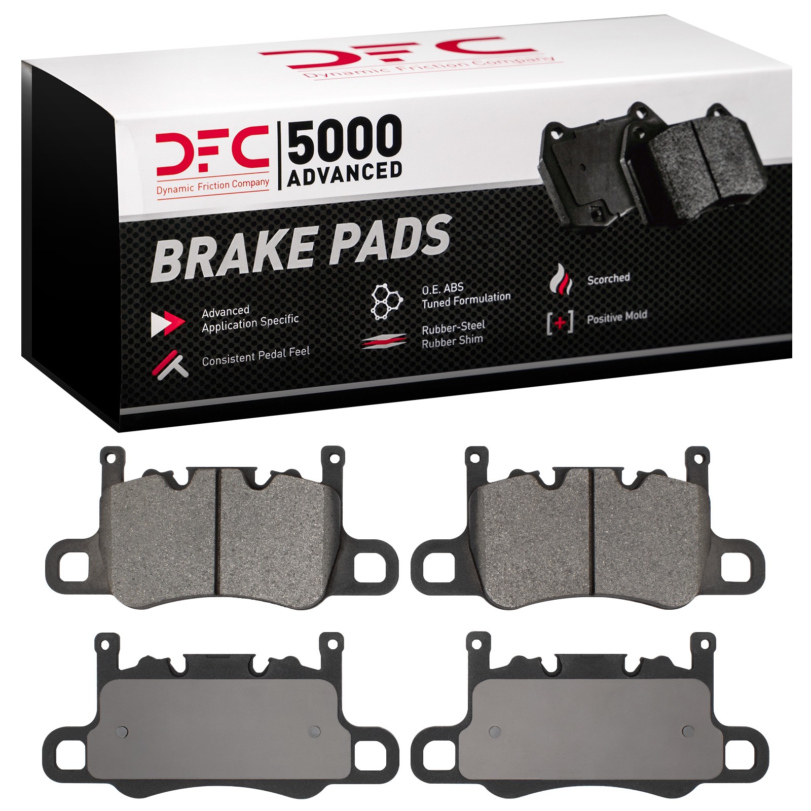DYN 1551-2046-00 DFC 5000 Advanced Brake Pads - Low Metallic - Image 2