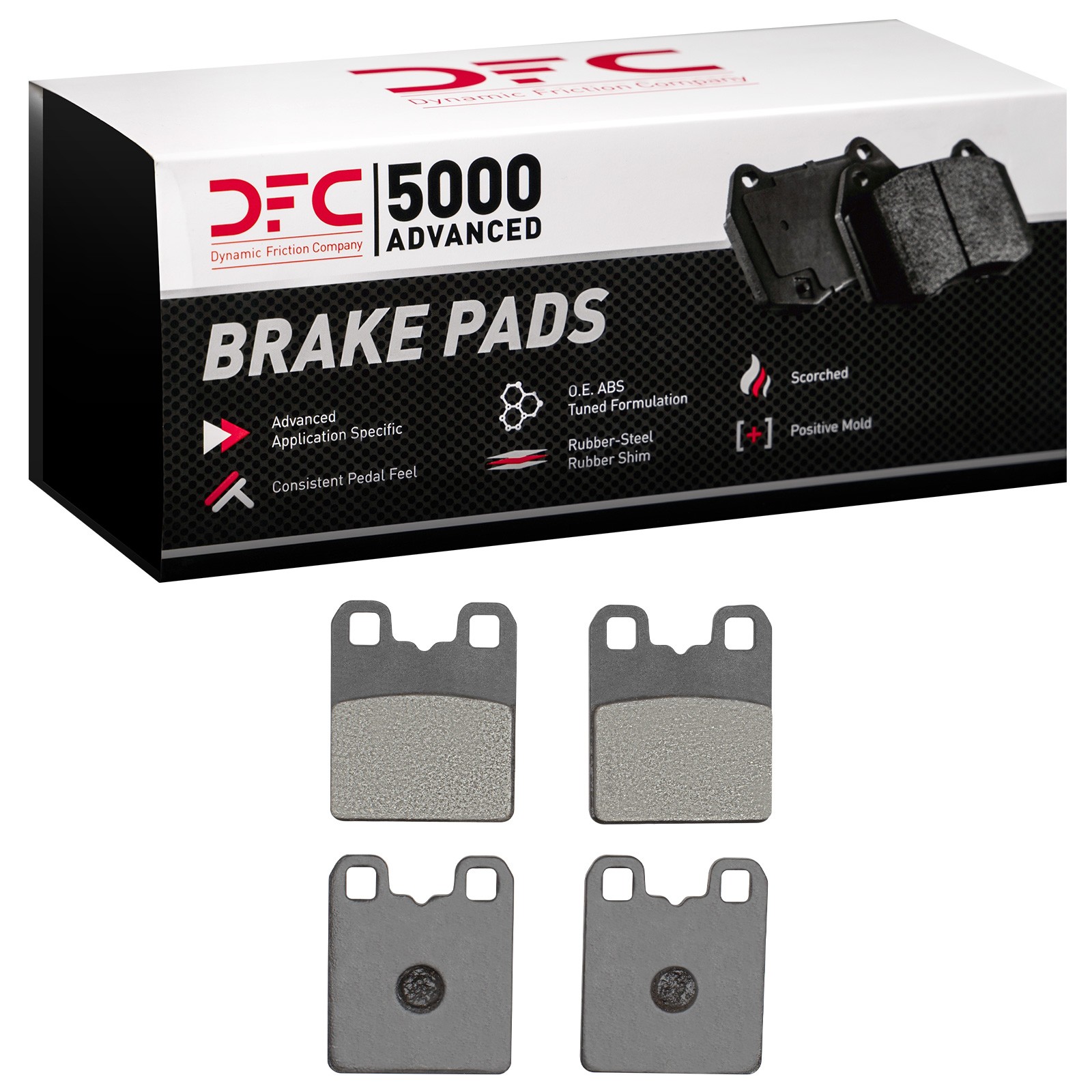 DYN 1551-2069-00 DFC 5000 Advanced Brake Pads - Low Metallic - Image 2