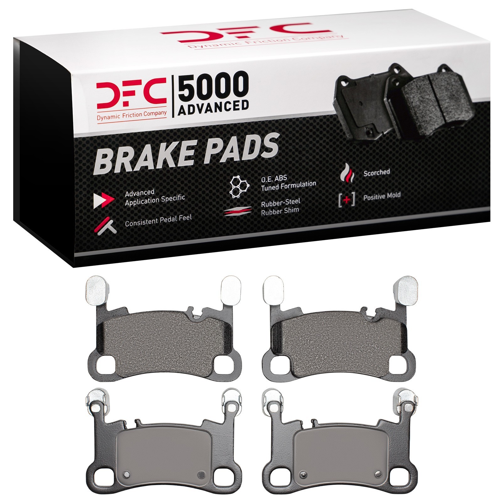 DYN 1551-2166-00 DFC 5000 Advanced Brake Pads - Low Metallic - Image 2