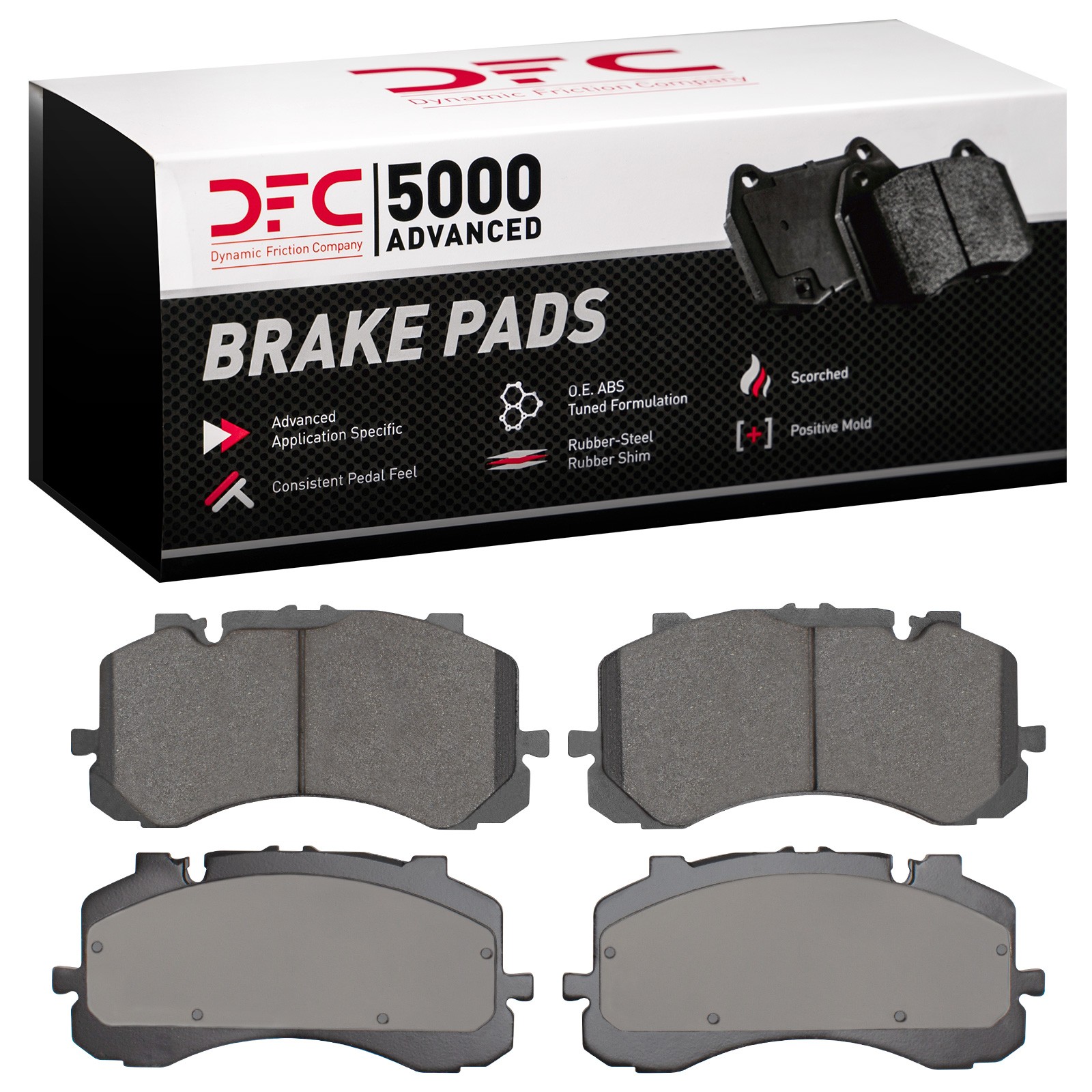 DYN-1551-2214-00 DFC 5000 Advanced Brake Pads - Low Metallic - Image 2
