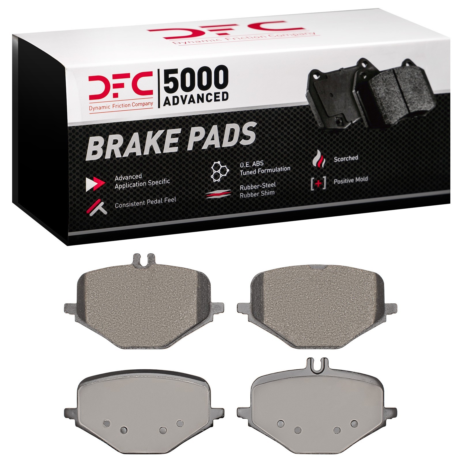 DYN-1551-2239-00 DFC 5000 Advanced Brake Pads - Low Metallic - Image 2