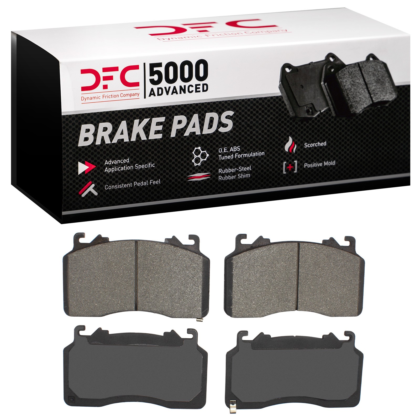 DYN 1551-2267-00 DFC 5000 Advanced Brake Pads - Low Metallic