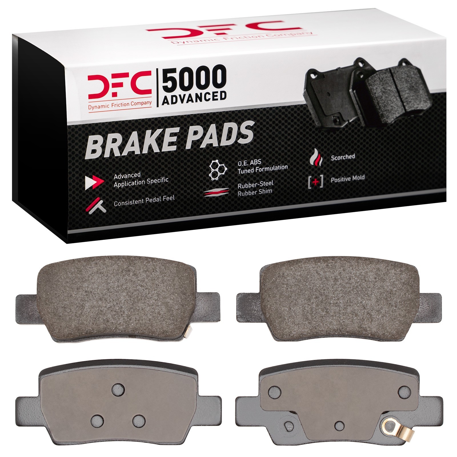 DYN 1551-2373-10 DFC 5000 Advanced Brake Pads - Ceramic - Image 2