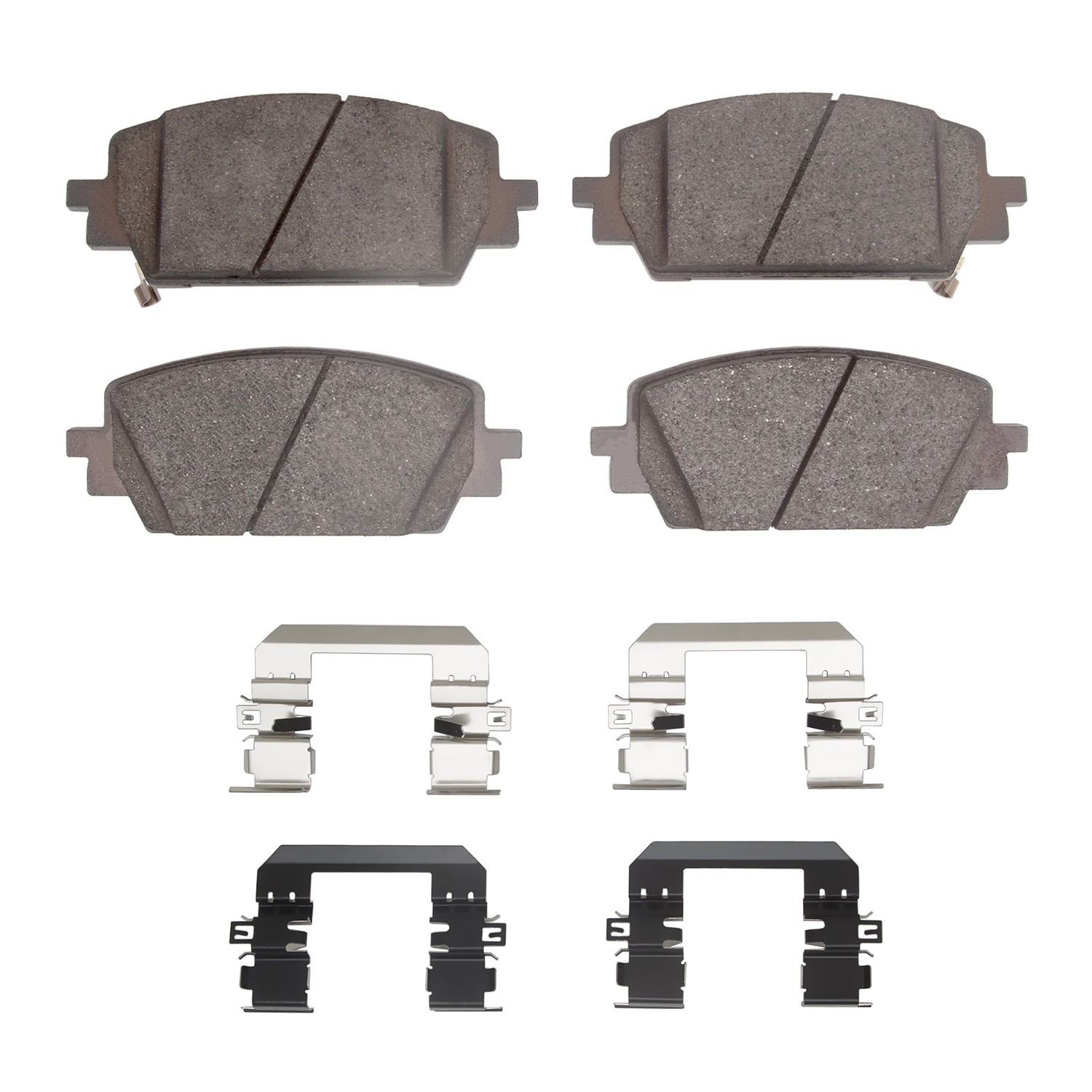 DYN 1551-2380-01 DFC 5000 Advanced Brake Pads - Ceramic and Hardware Kit