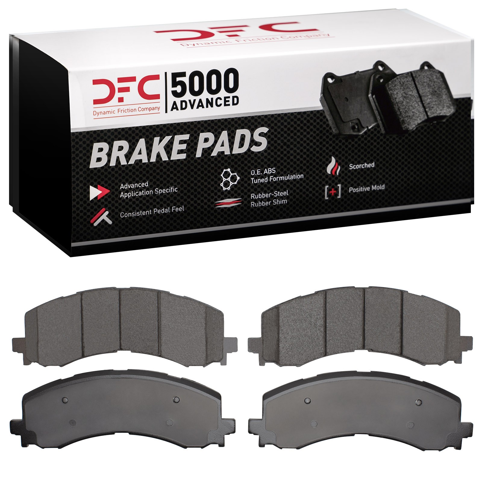 DYN-1551-2382-00 DFC 5000 Advanced Brake Pads - Ceramic - Image 2