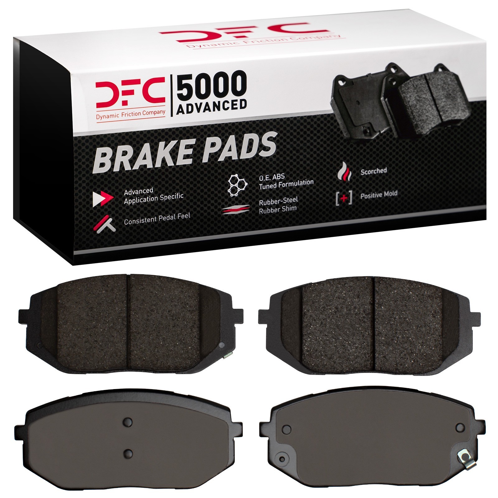 DYN 1551-2398-00 DFC 5000 Advanced Brake Pads - Ceramic - Image 2