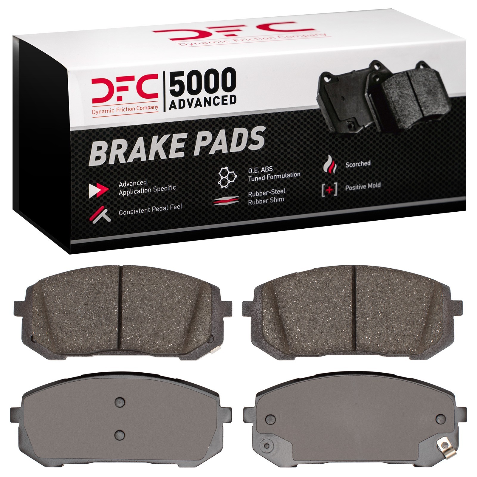 DYN 1551-2400-00 DFC 5000 Advanced Brake Pads - Ceramic - Image 2