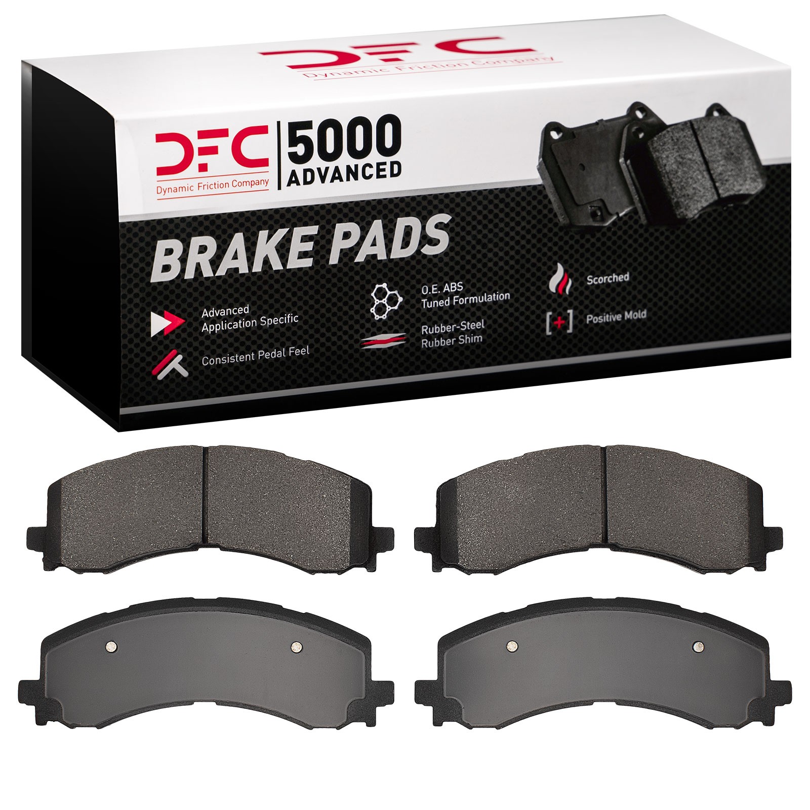 DYN 1551-2428-00 DFC 5000 Advanced Brake Pads - Semi Metallic - Image 2