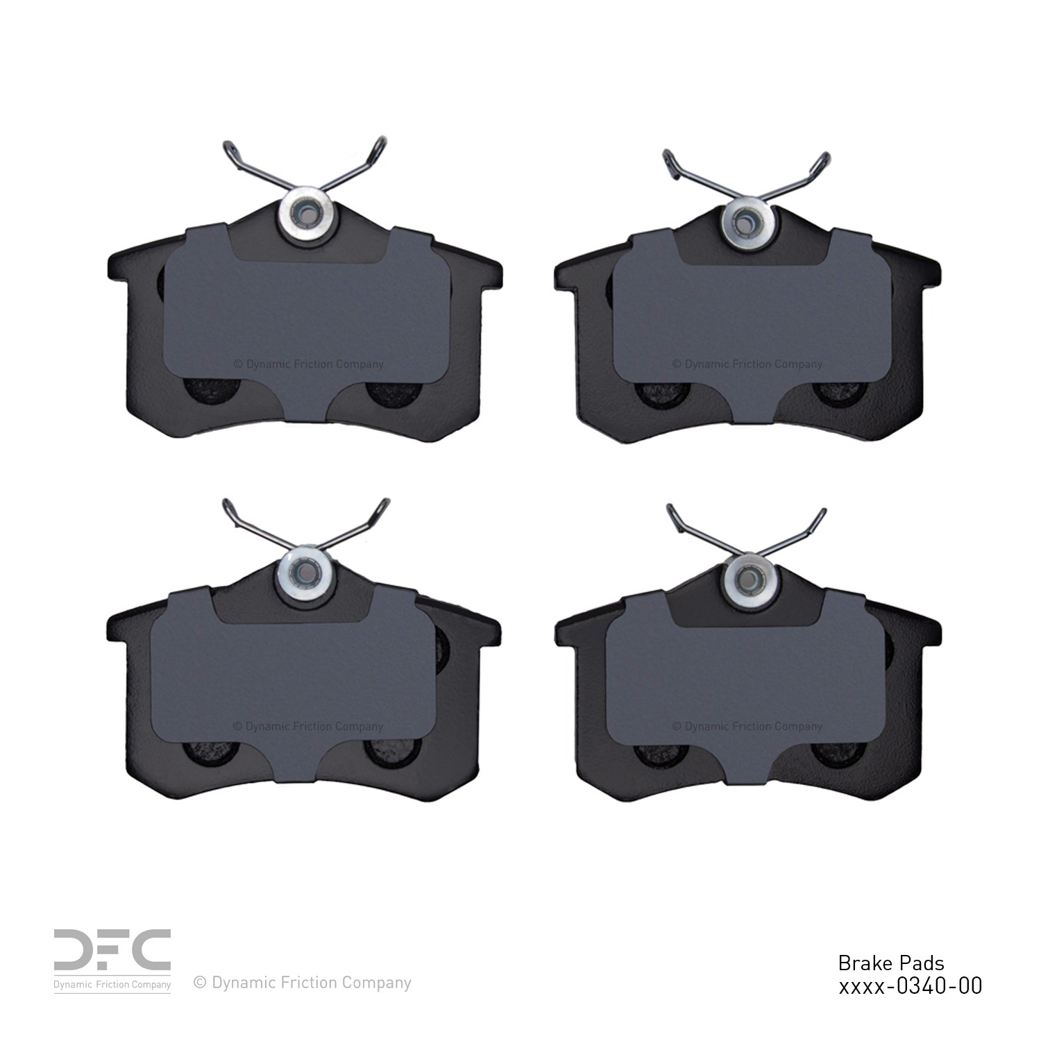 DYN-1552-0340-00 DFC 5000 Advanced Brake Pads - Low Metallic