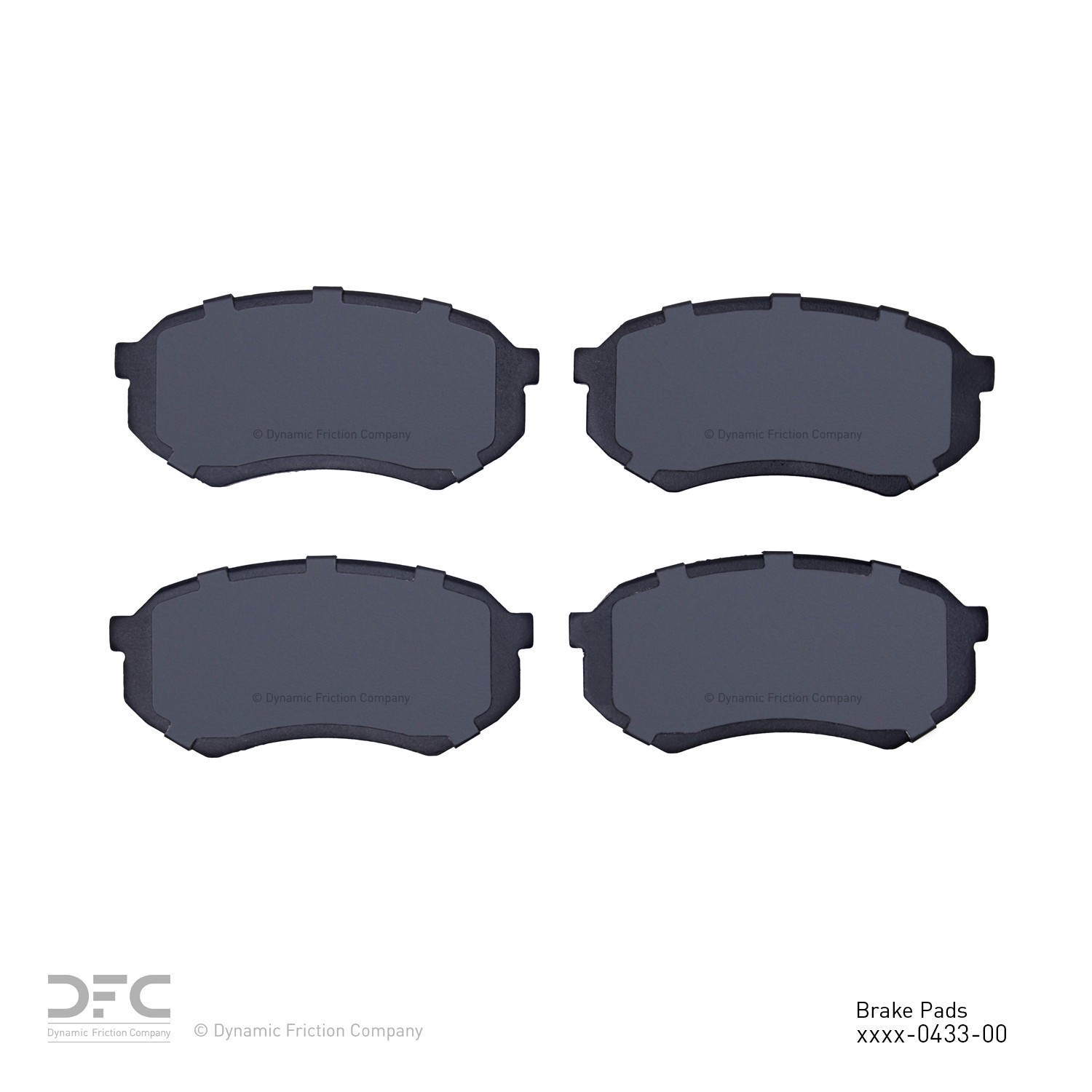 DYN-1552-0433-00 DFC 5000 Advanced Brake Pads - Semi Metallic