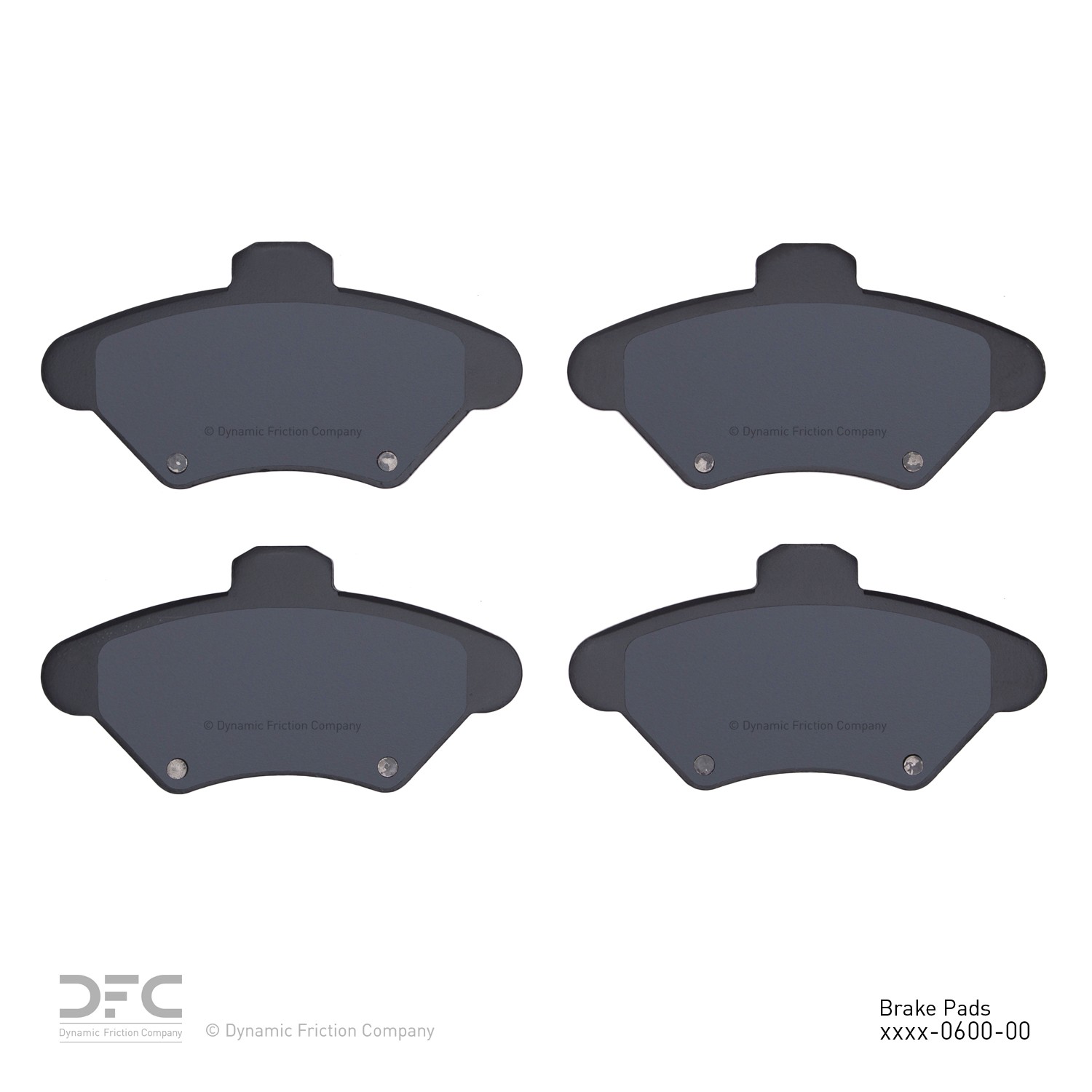 DYN 1552-0600-00 DFC 5000 Advanced Brake Pads - Semi Metallic