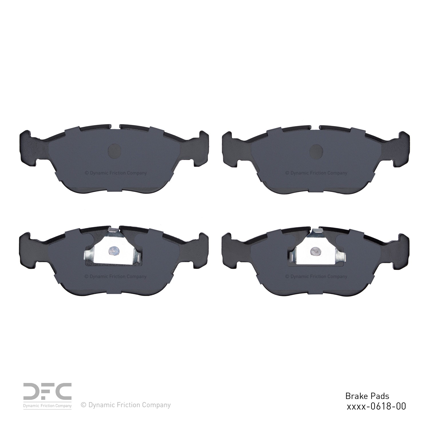 DYN 1552-0618-00 DFC 5000 Advanced Brake Pads - Low Metallic