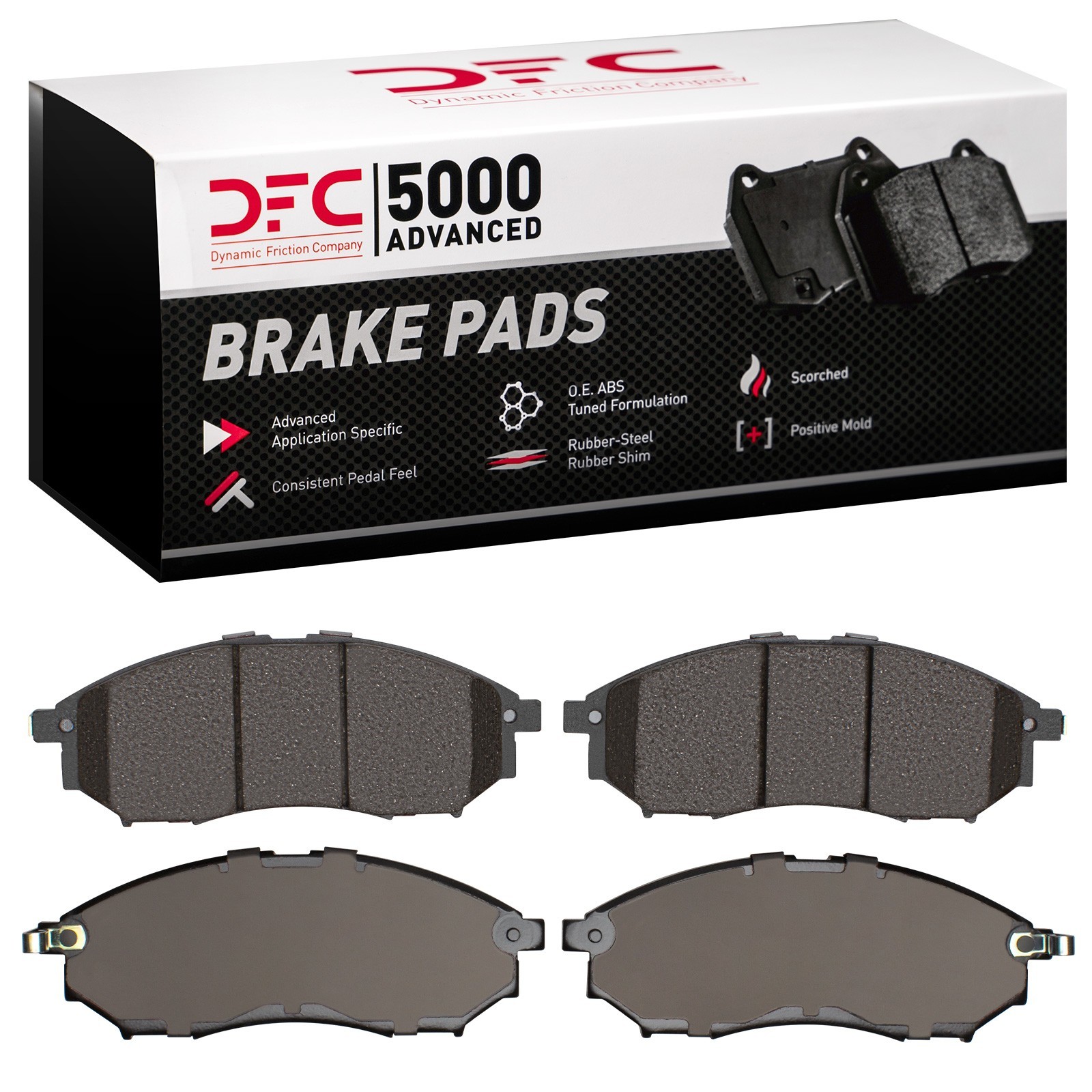 DYN 1552-0888-00 DFC 5000 Advanced Brake Pads - Ceramic - Image 2