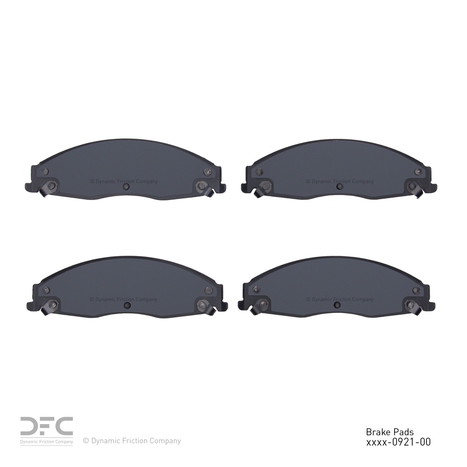 DYN 1552-0921-00 DFC 5000 Advanced Brake Pads - Ceramic